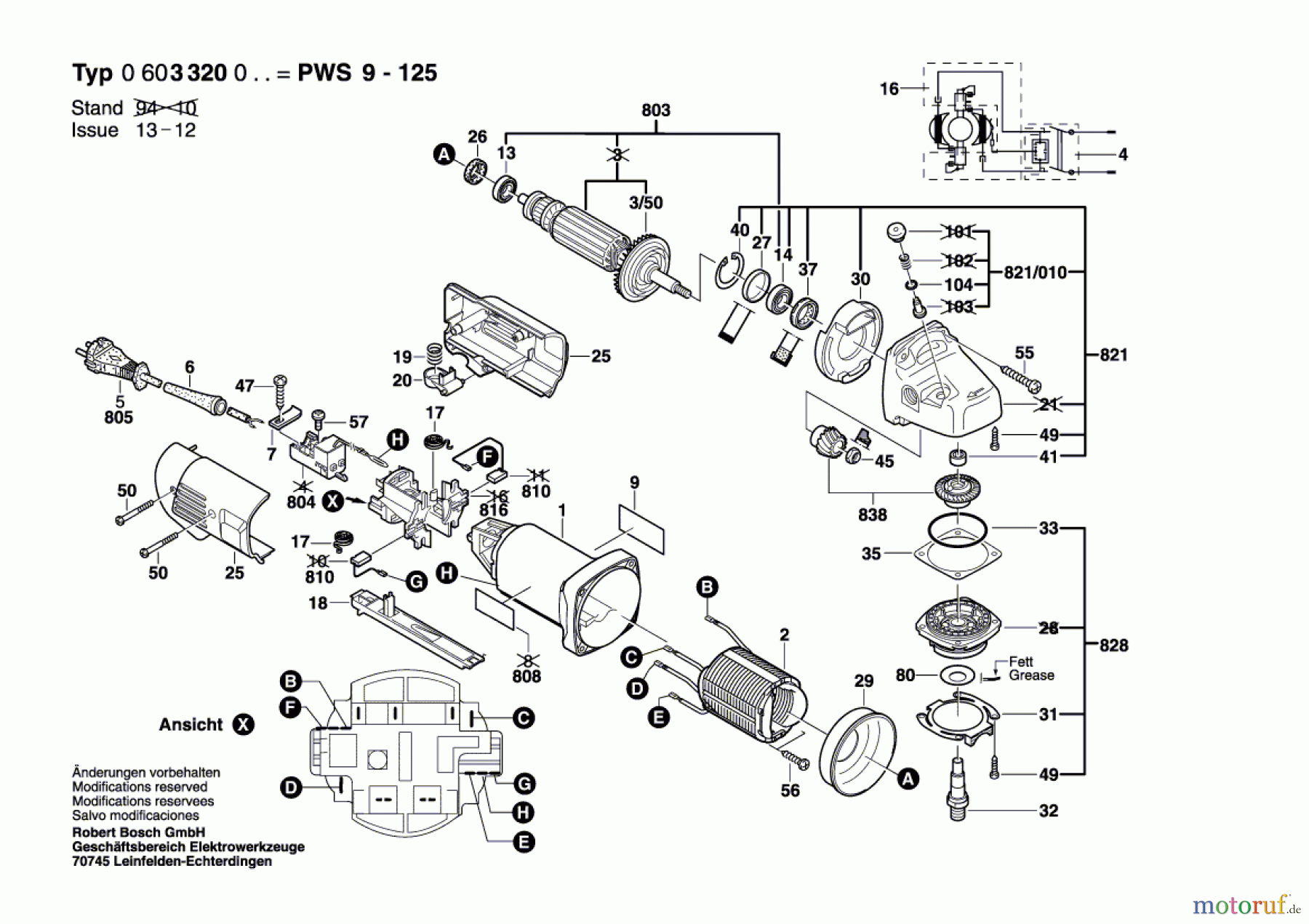 Bosch Werkzeug Gw-Winkelschleifer PWS 9-125 Seite 1