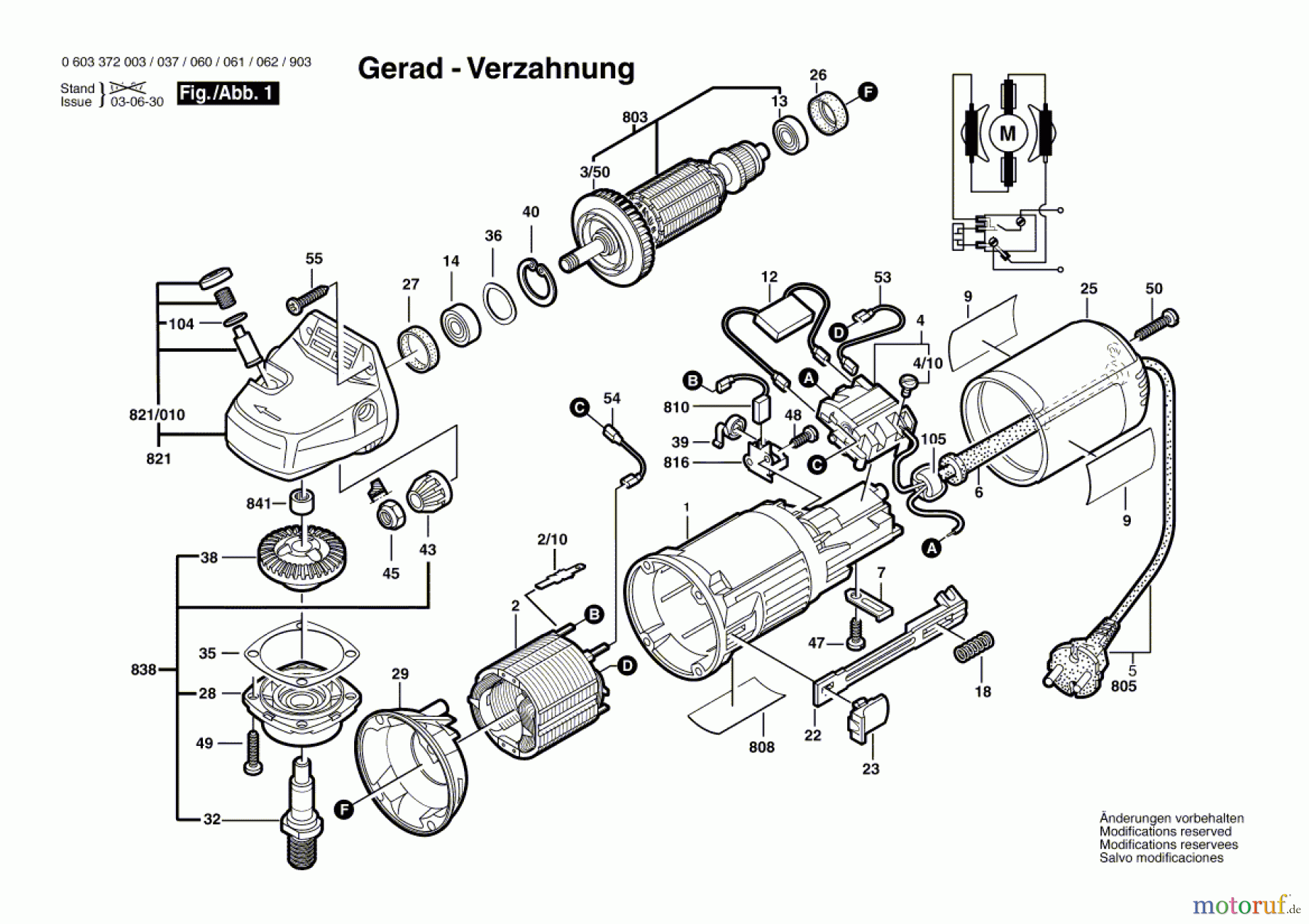 Bosch Werkzeug Winkelschleifer PWS 6-115 Seite 1