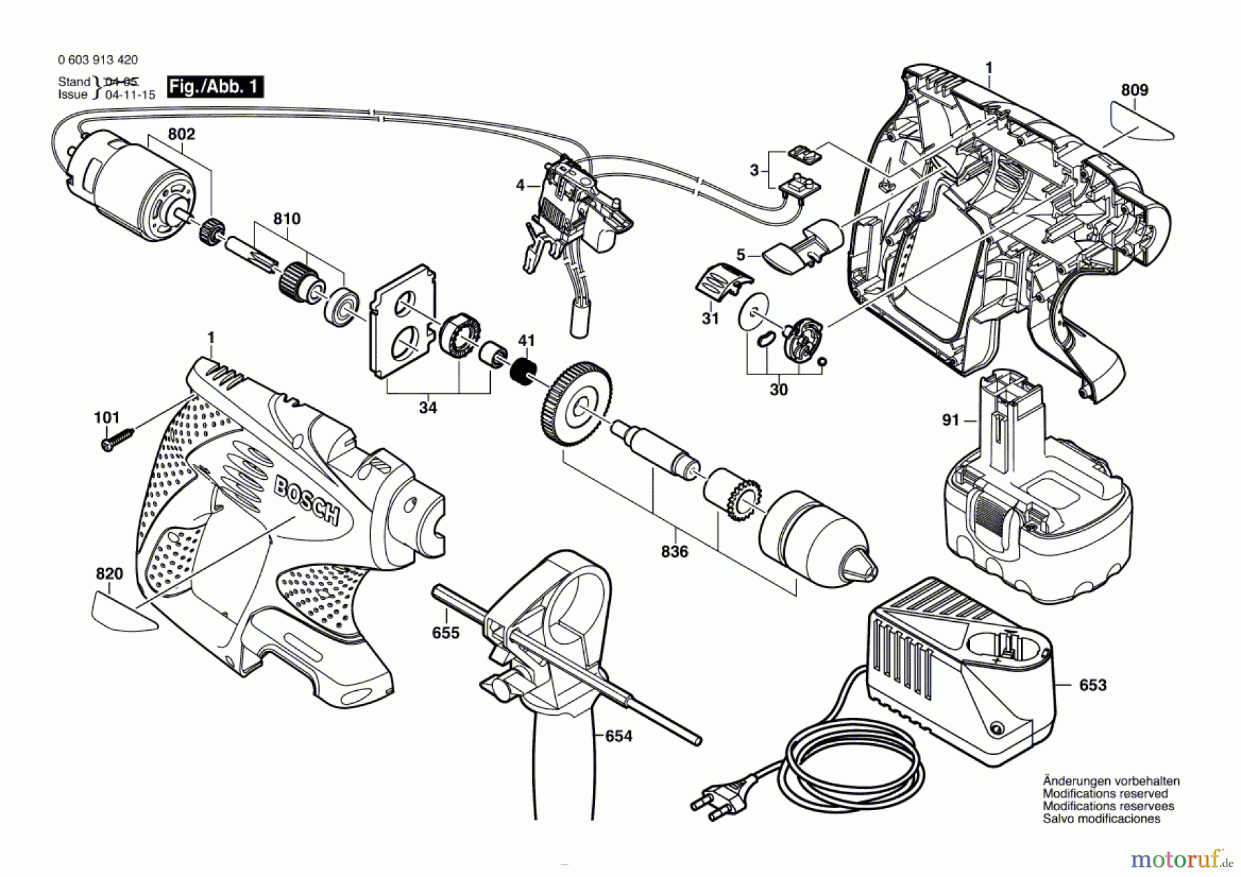  Bosch Akku Werkzeug Akku-Schlagbohrmaschine PSB 14,4 V Seite 1