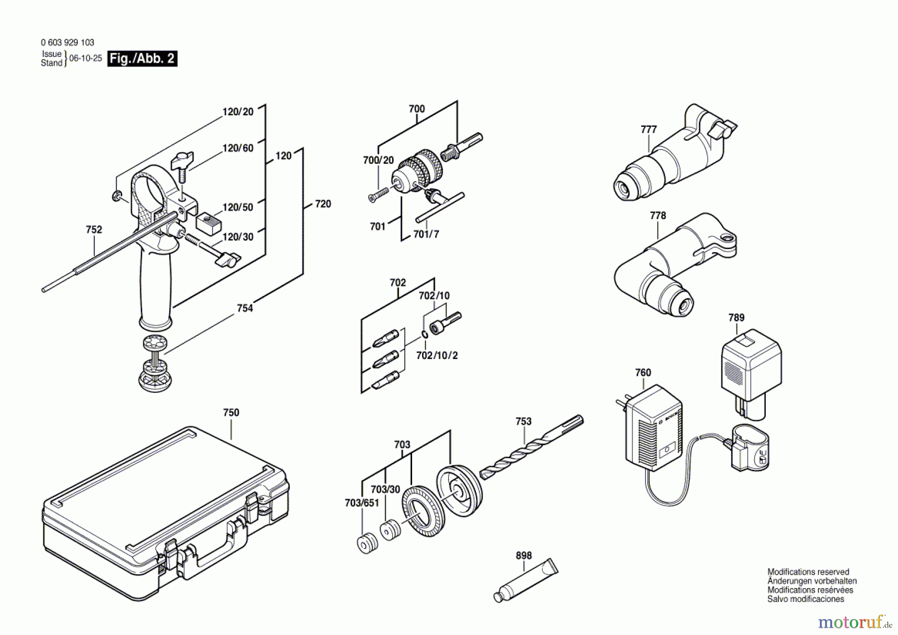 Bosch Akku Werkzeug Akku-Bohrhammer PBH 12 VR Seite 2