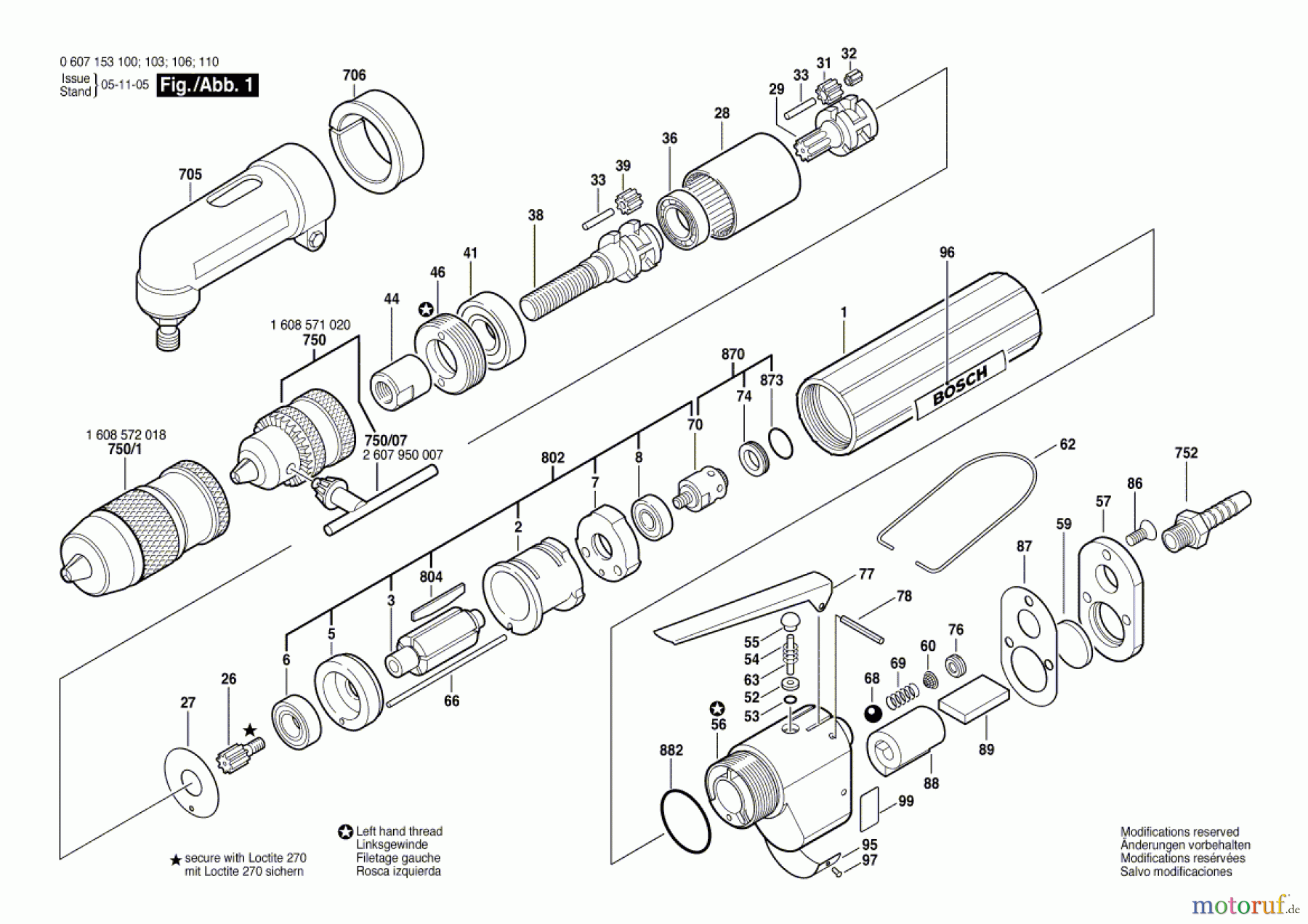 Bosch Werkzeug Pw-Bohrmaschine-Ind 180 WATT-SERIE Seite 1