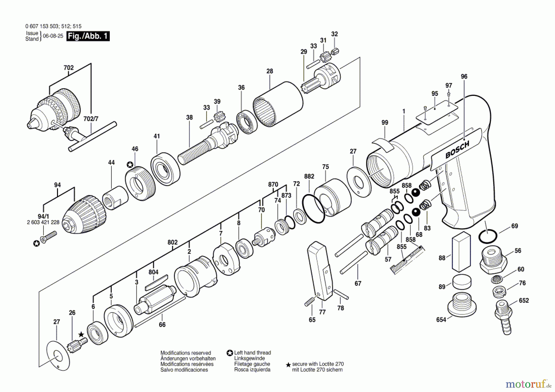 Bosch Werkzeug Pw-Bohrmaschine-Ind 180 WATT-SERIE Seite 1