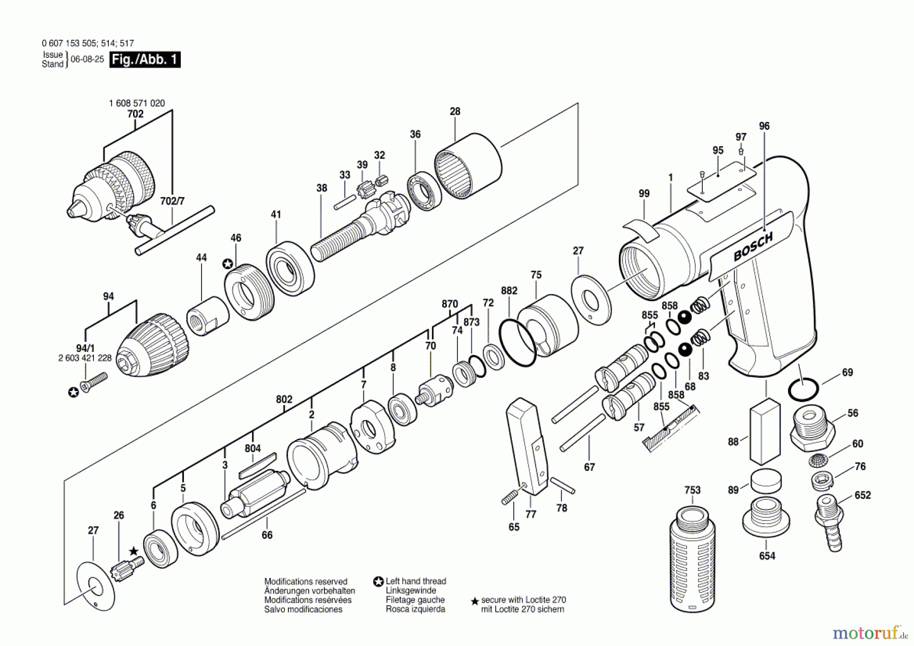 Bosch Werkzeug Pw-Bohrmaschine-Ind 180 WATT-SERIE Seite 1