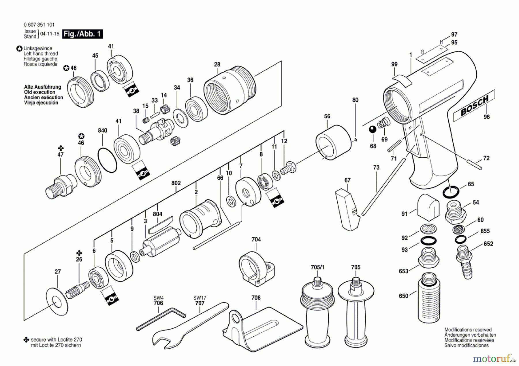 Bosch Werkzeug Pw-Vertikalschleifer 370 WATT-SERIE Seite 1
