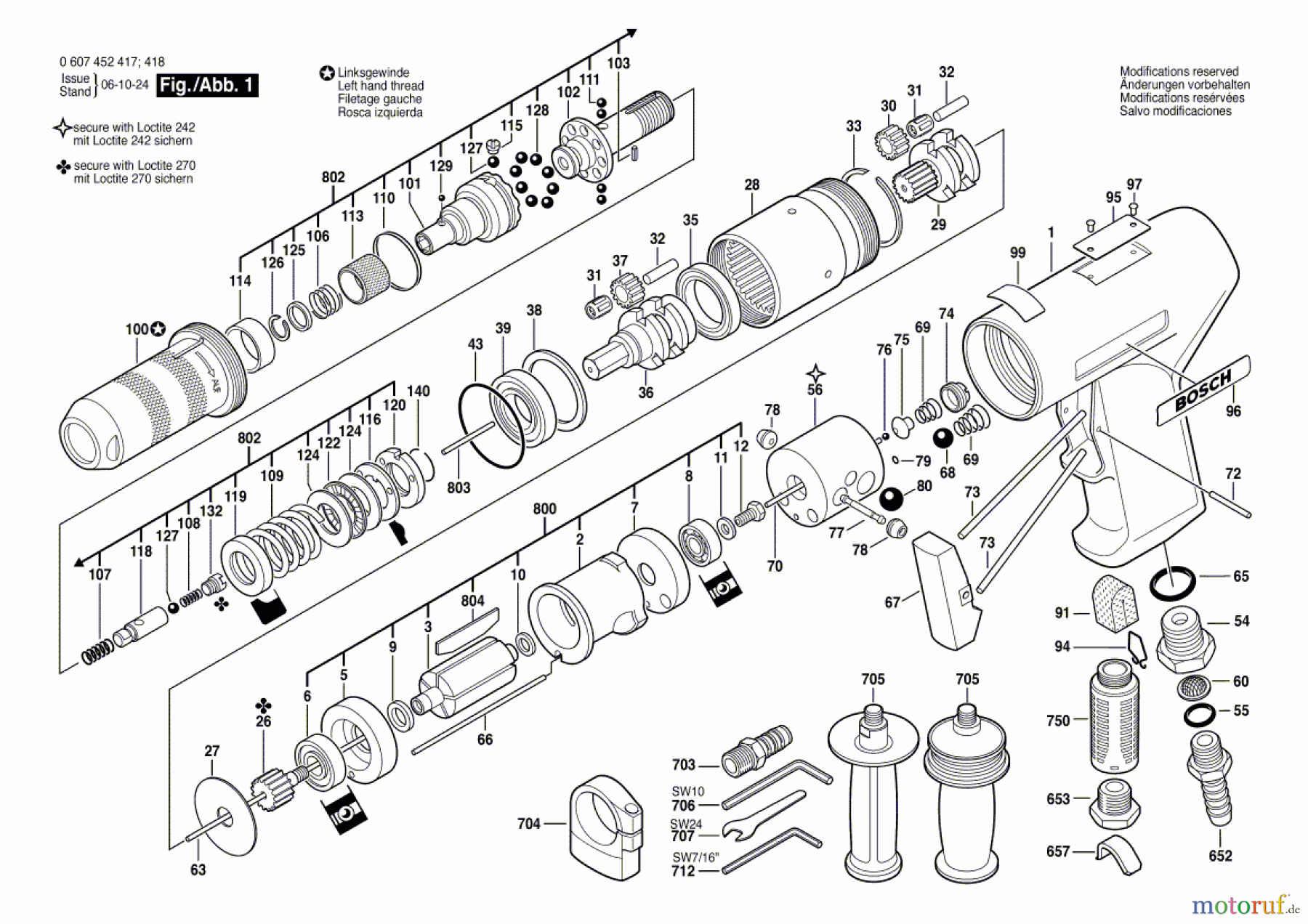  Bosch Werkzeug Pw-Schrauber-Ind 550 WATT-SERIE Seite 1
