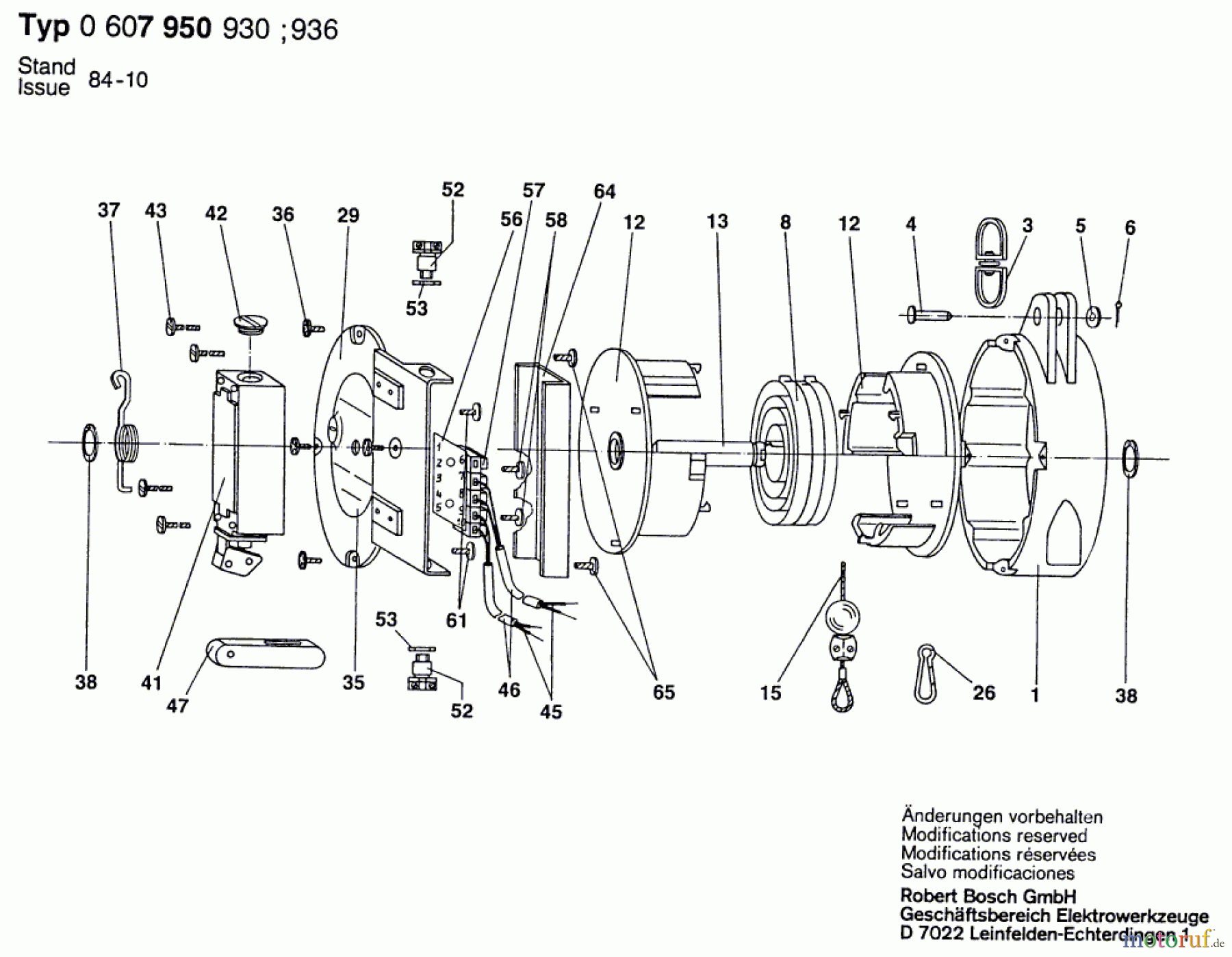 Bosch Werkzeug Federzug ---- Seite 1