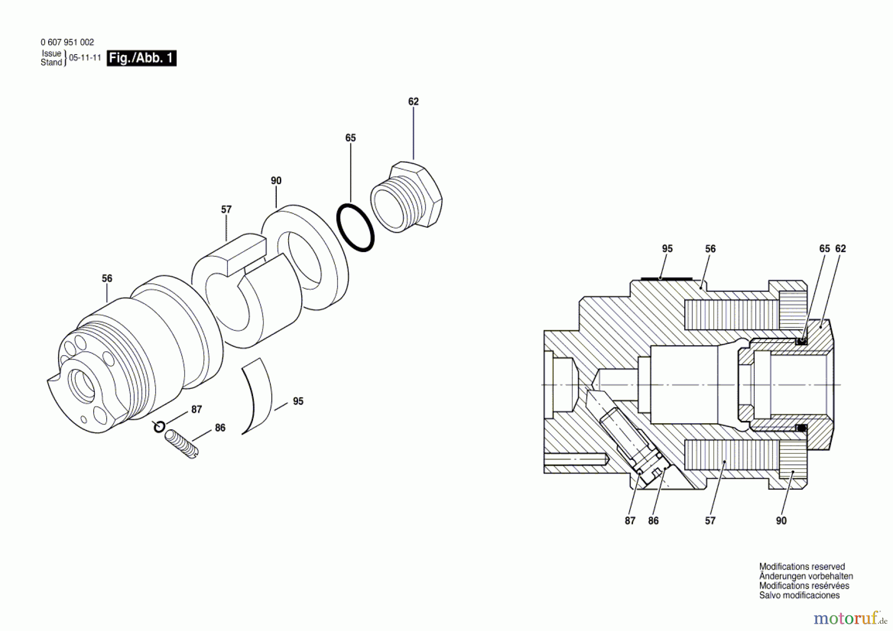 Bosch Werkzeug Ventilgehäuse ---- Seite 1