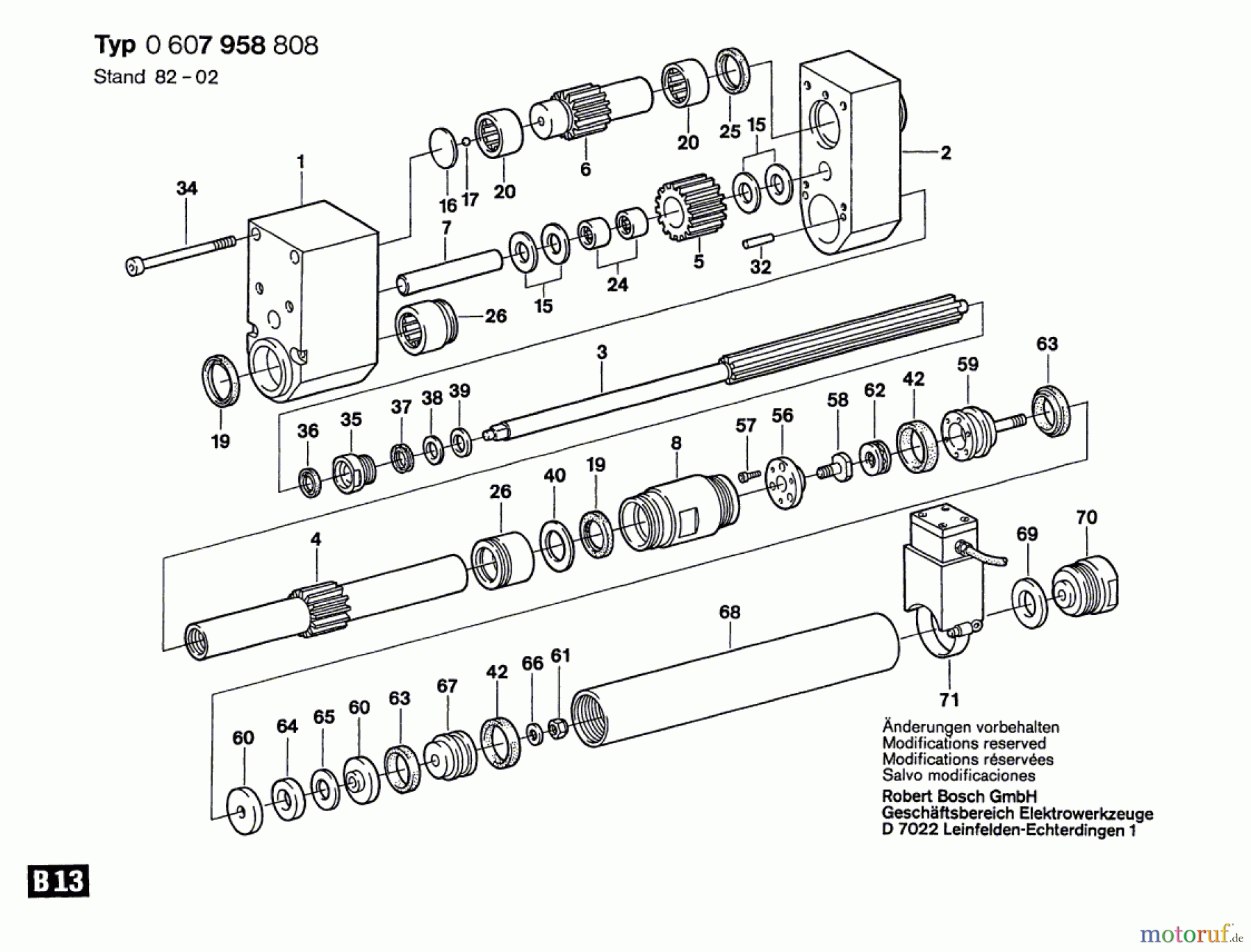 Bosch Werkzeug Vorsatzgetriebe ---- Seite 1