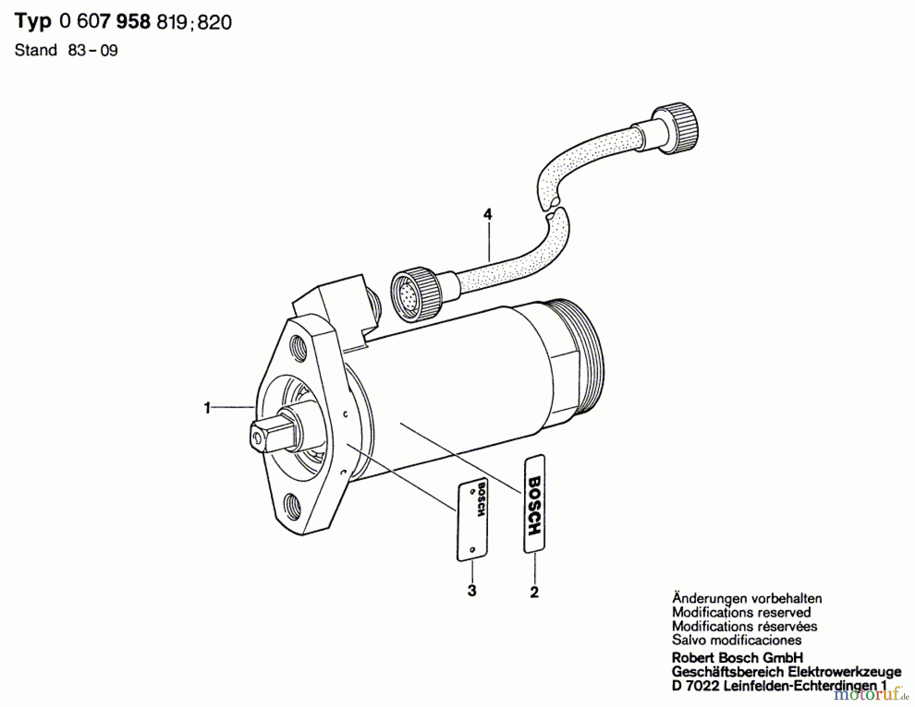 Bosch Werkzeug Messwertgeber ---- Seite 1