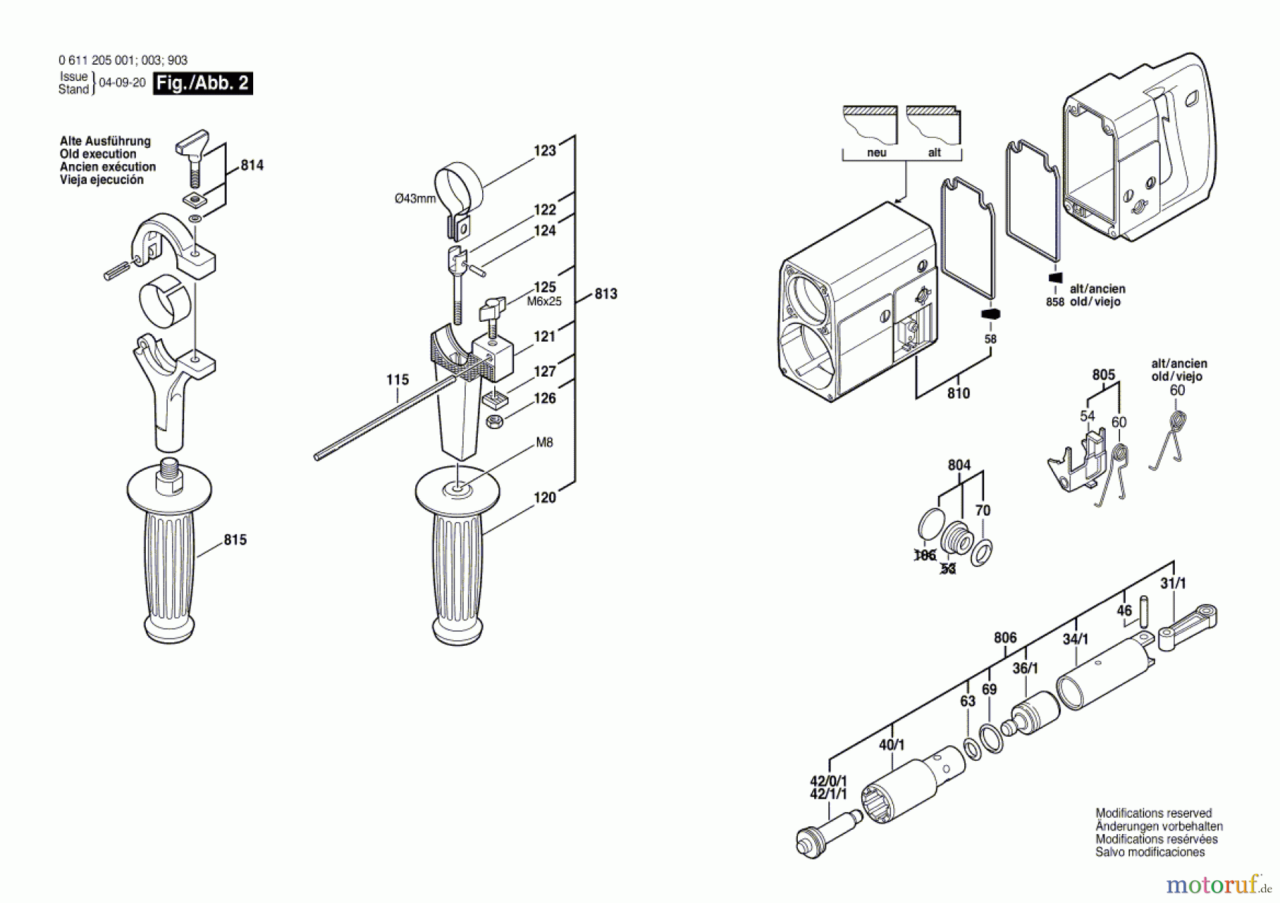  Bosch Werkzeug Bohrhammer UBH 4/26 Seite 2