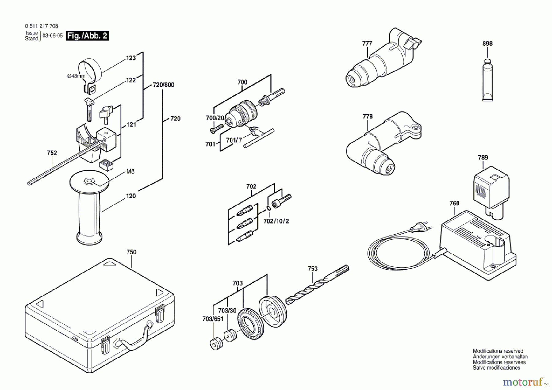 Bosch Akku Werkzeug Gw-Akku-Bohrhammer GBH 12 VRE Seite 2