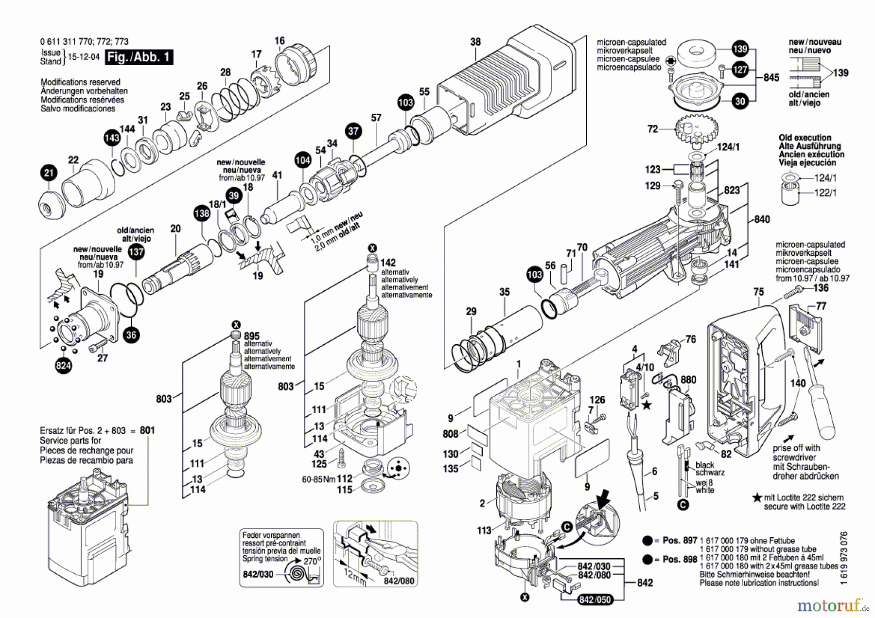  Bosch Werkzeug Schlaghammer 490 Seite 1