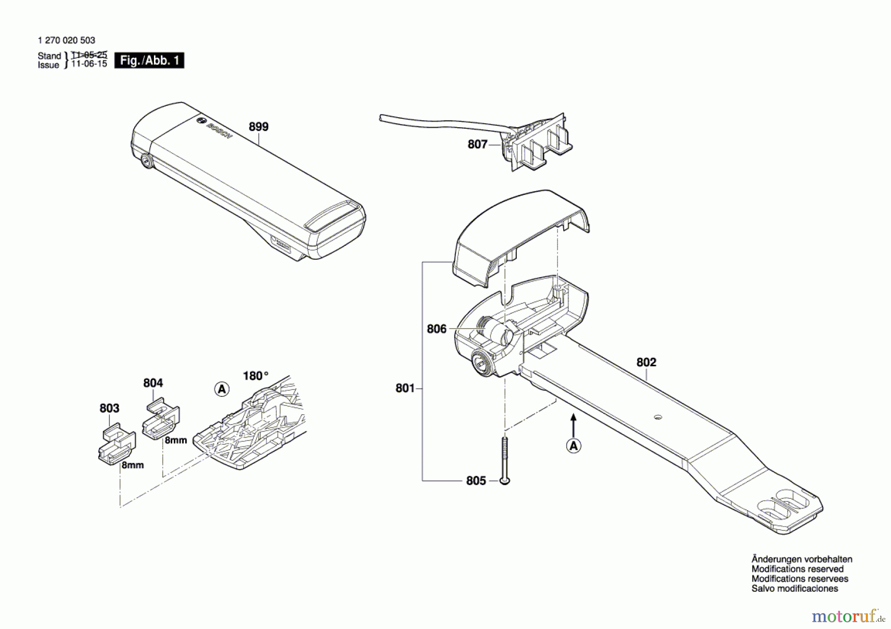 Bosch Werkzeug Batterie ---- Seite 1