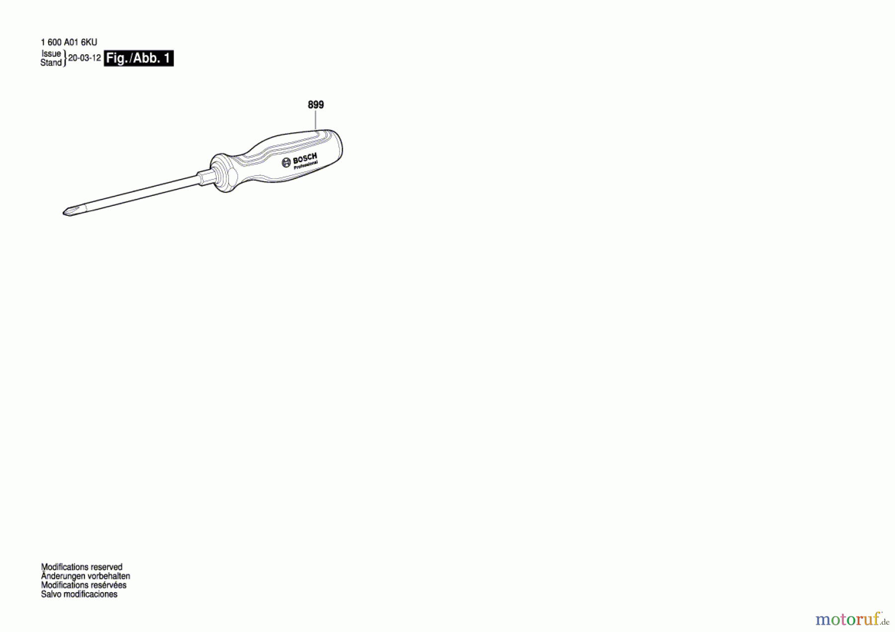 Bosch Werkzeug Schraubendreher Schraubendreher Schraubendreher Seite 1