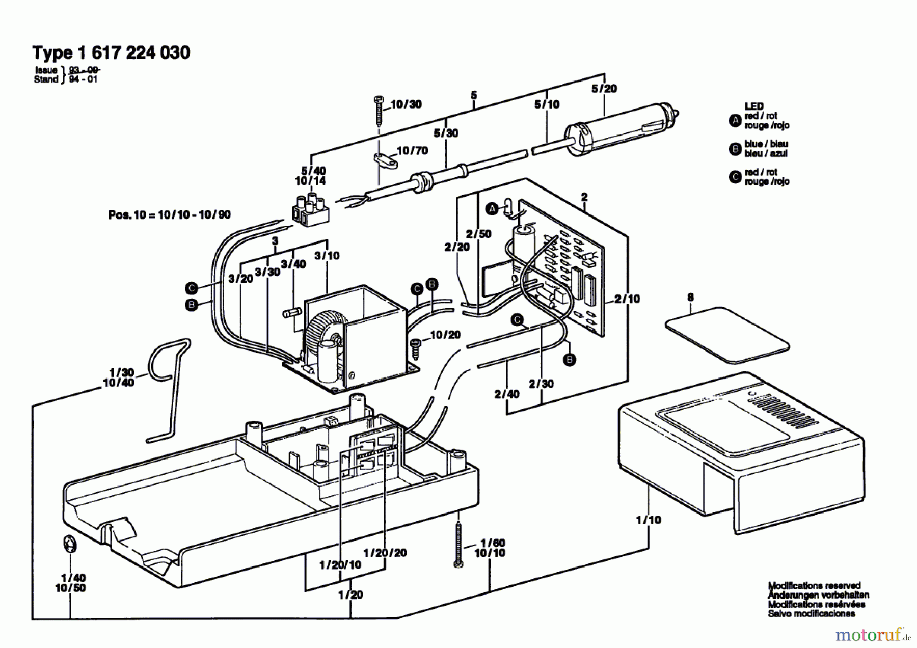 Bosch Werkzeug Batterie-Ladegerät ---- Seite 1