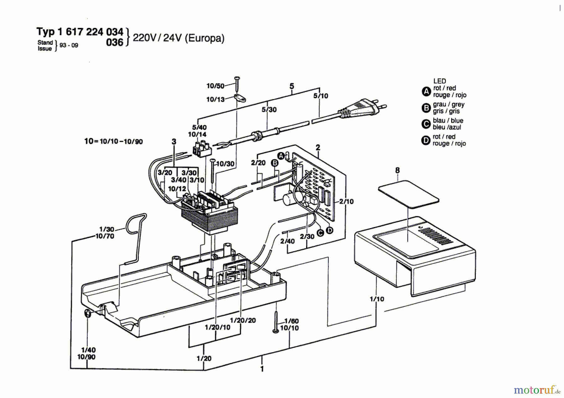  Bosch Werkzeug Batterie-Ladegerät ---- Seite 1