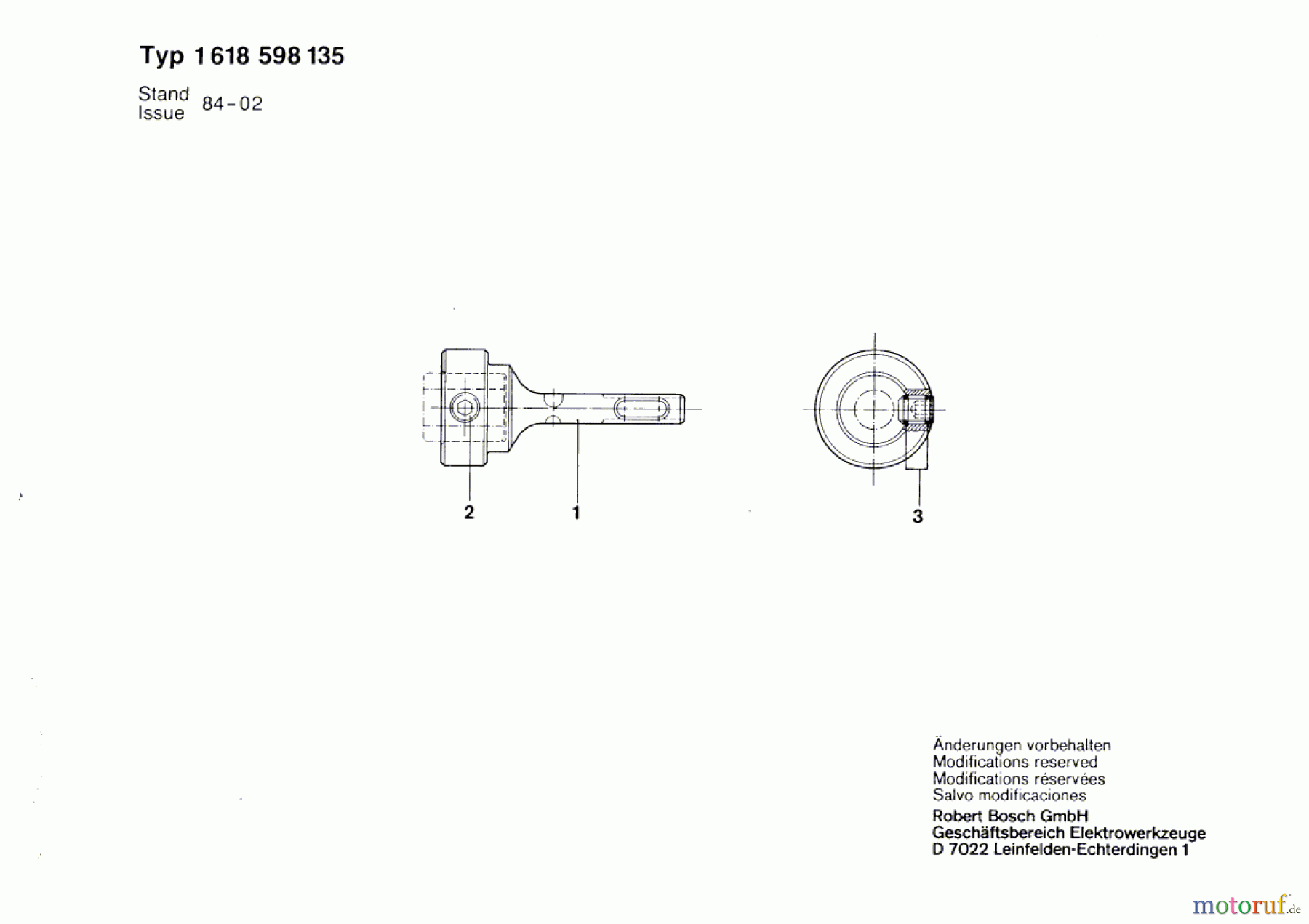 Bosch Werkzeug Setzwerkzeug ---- Seite 1