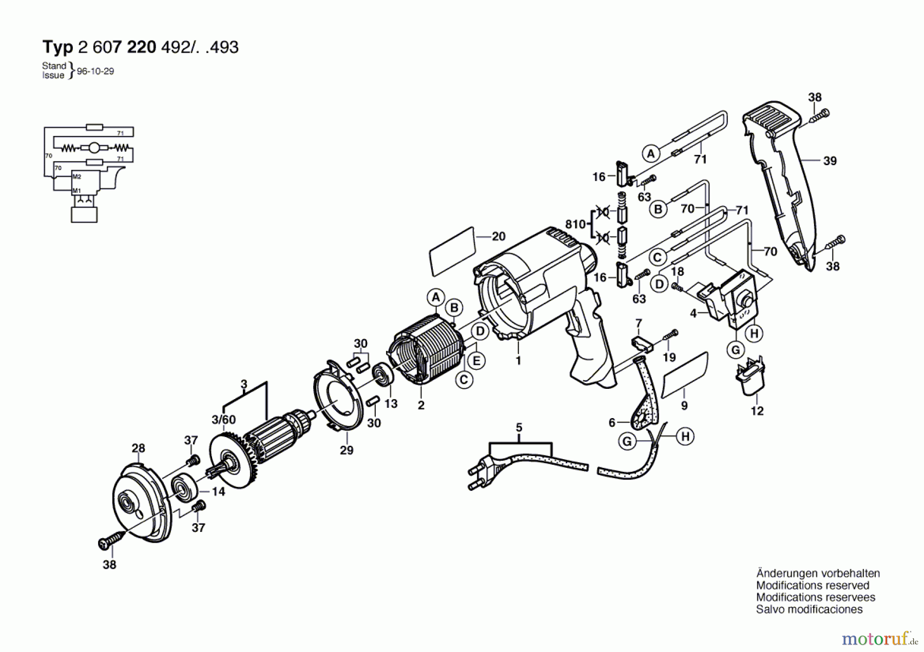 Bosch Werkzeug Anbaumotor ---- Seite 1