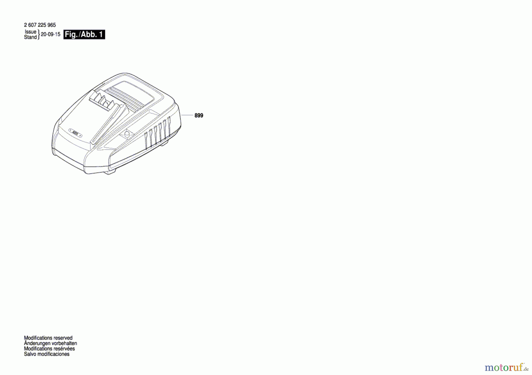 Bosch Werkzeug Schnell-Lader AL 1830 CV Seite 1