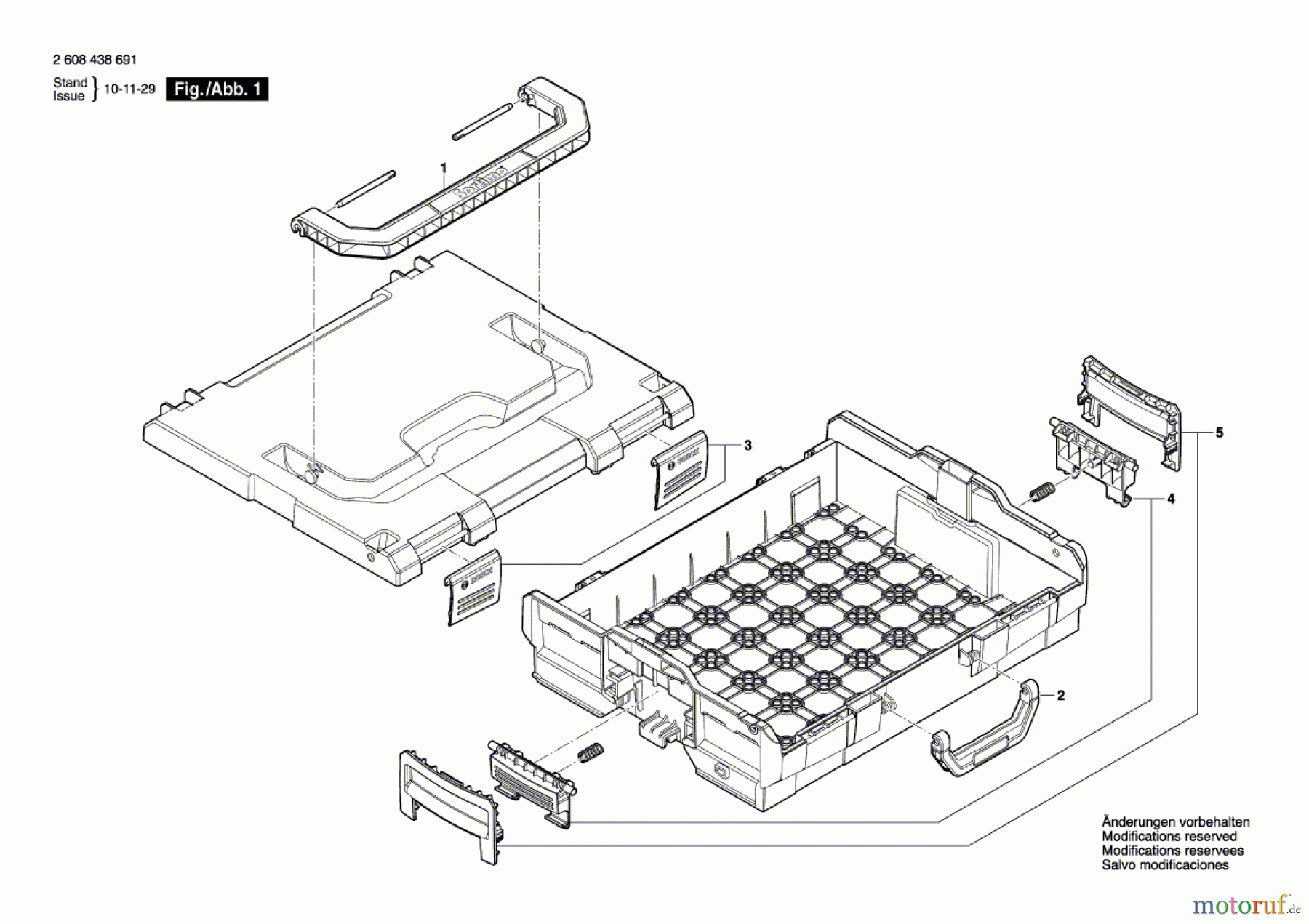 Bosch Werkzeug Tragkasten L-Boxx 102 Seite 1