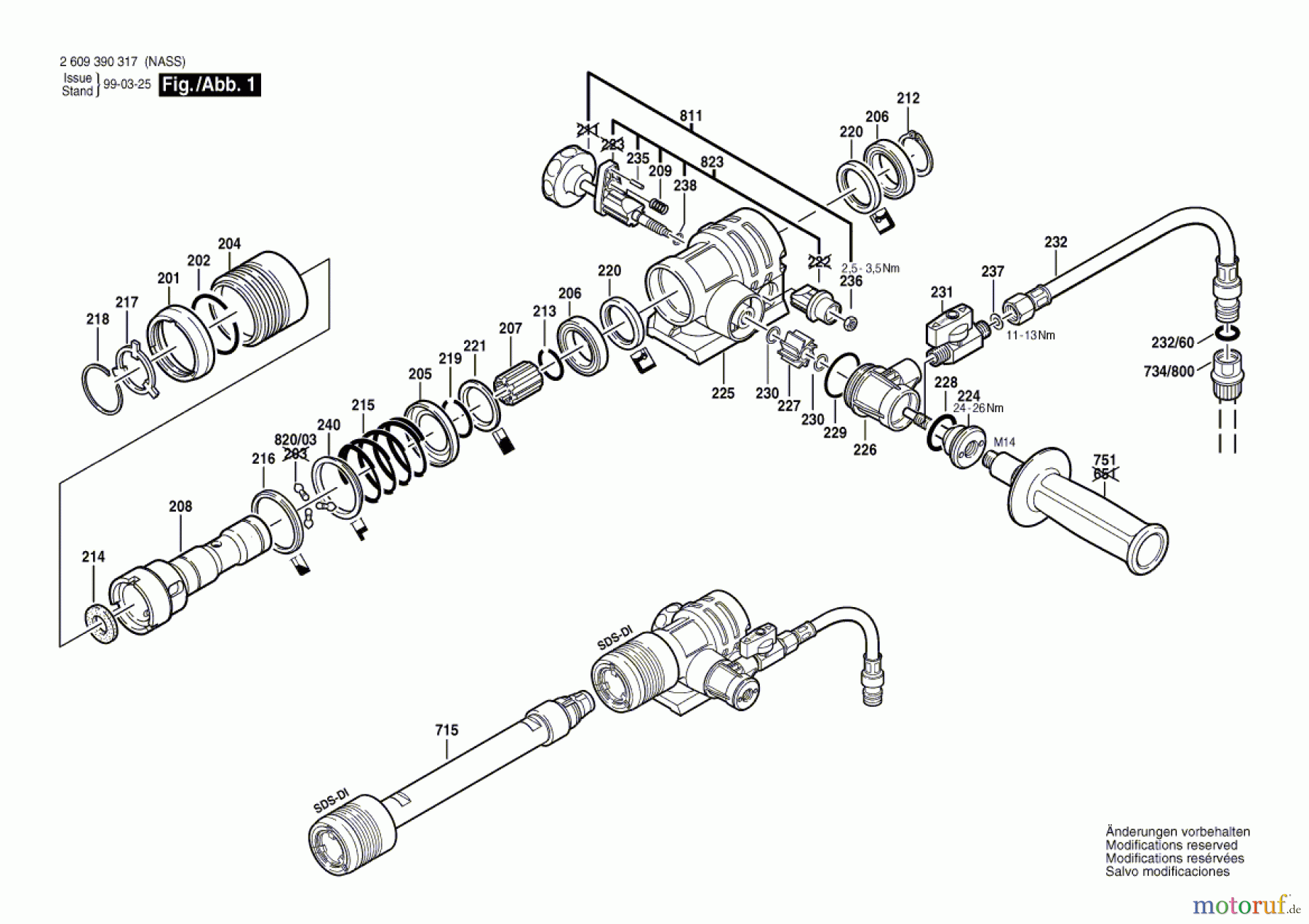 Bosch Werkzeug Spülkopf ---- Seite 1