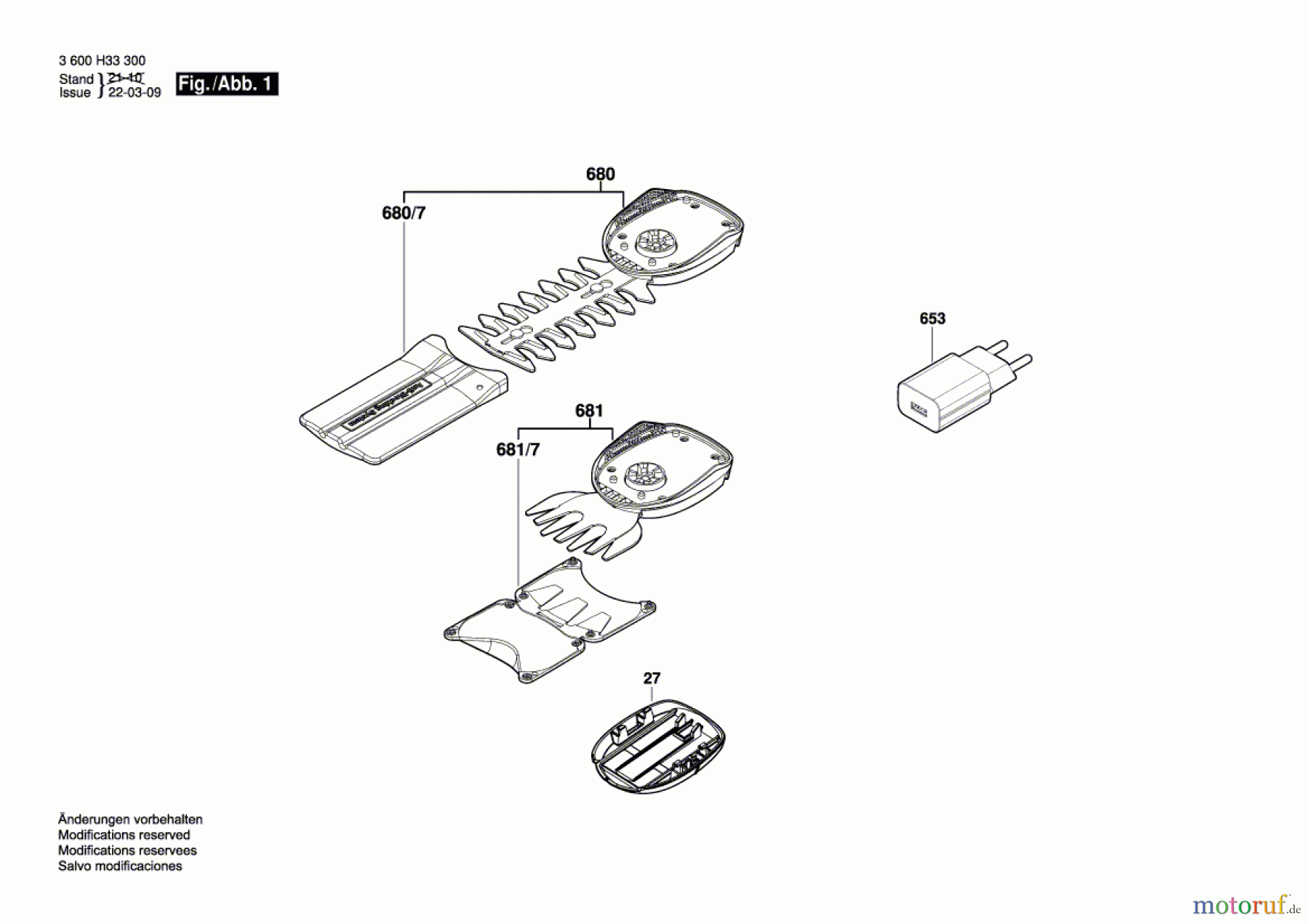  Bosch Gartengeräte Akku-Grasschere EasyShear Seite 1