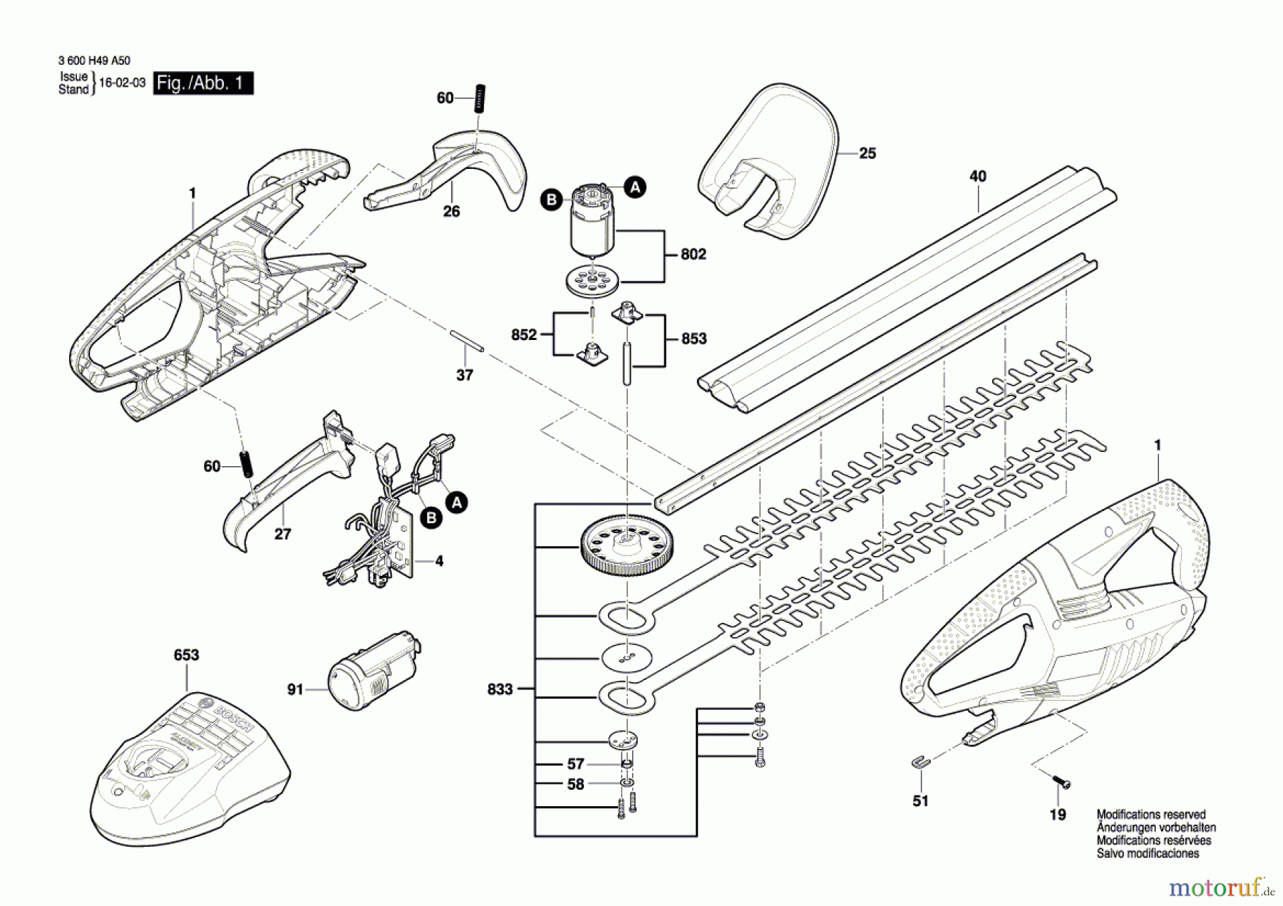  Bosch Gartengeräte Heckenschere AHS 35-15 LI Seite 1