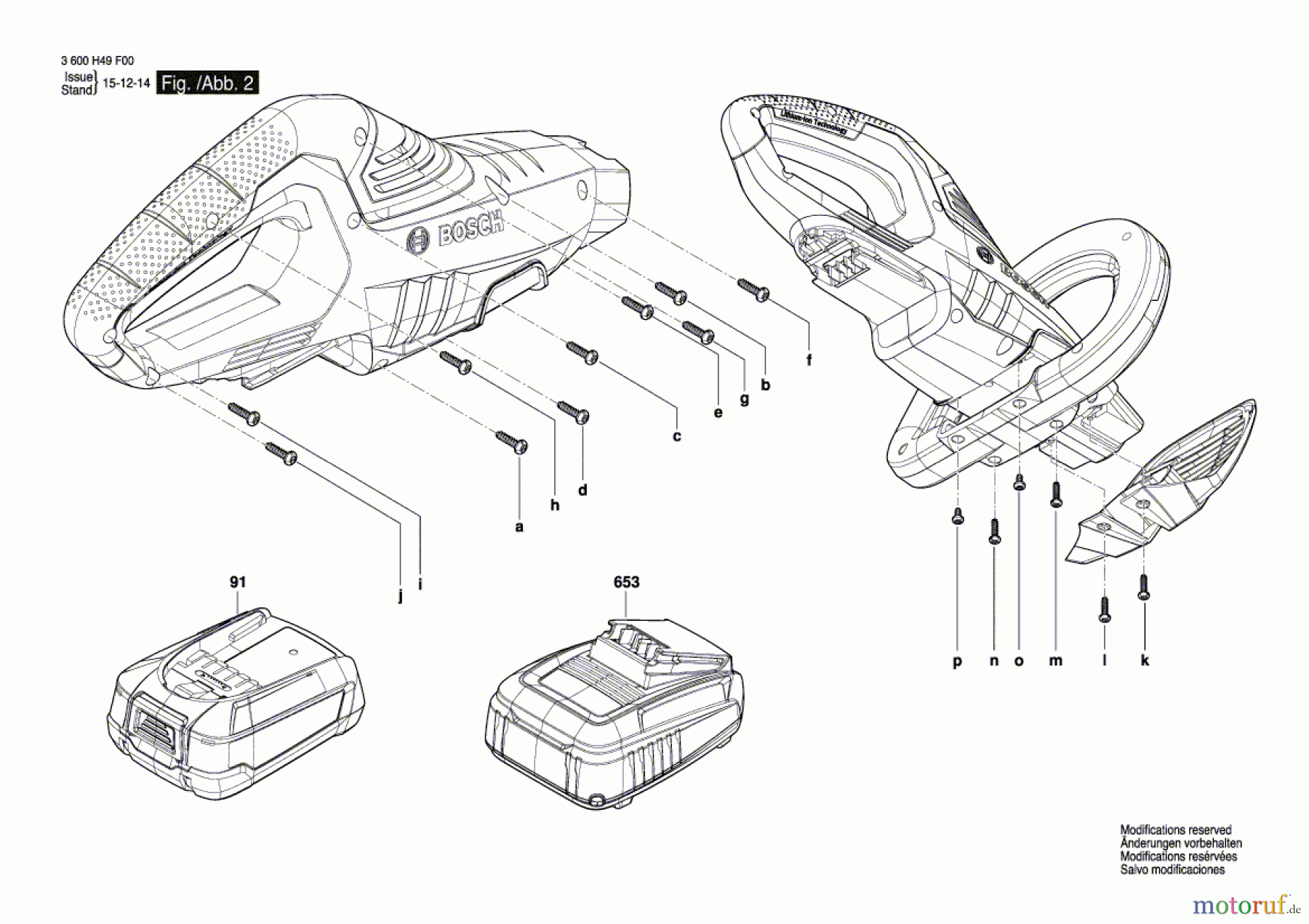 Bosch Gartengeräte Heckenschere AHS 55-20 LI Seite 2
