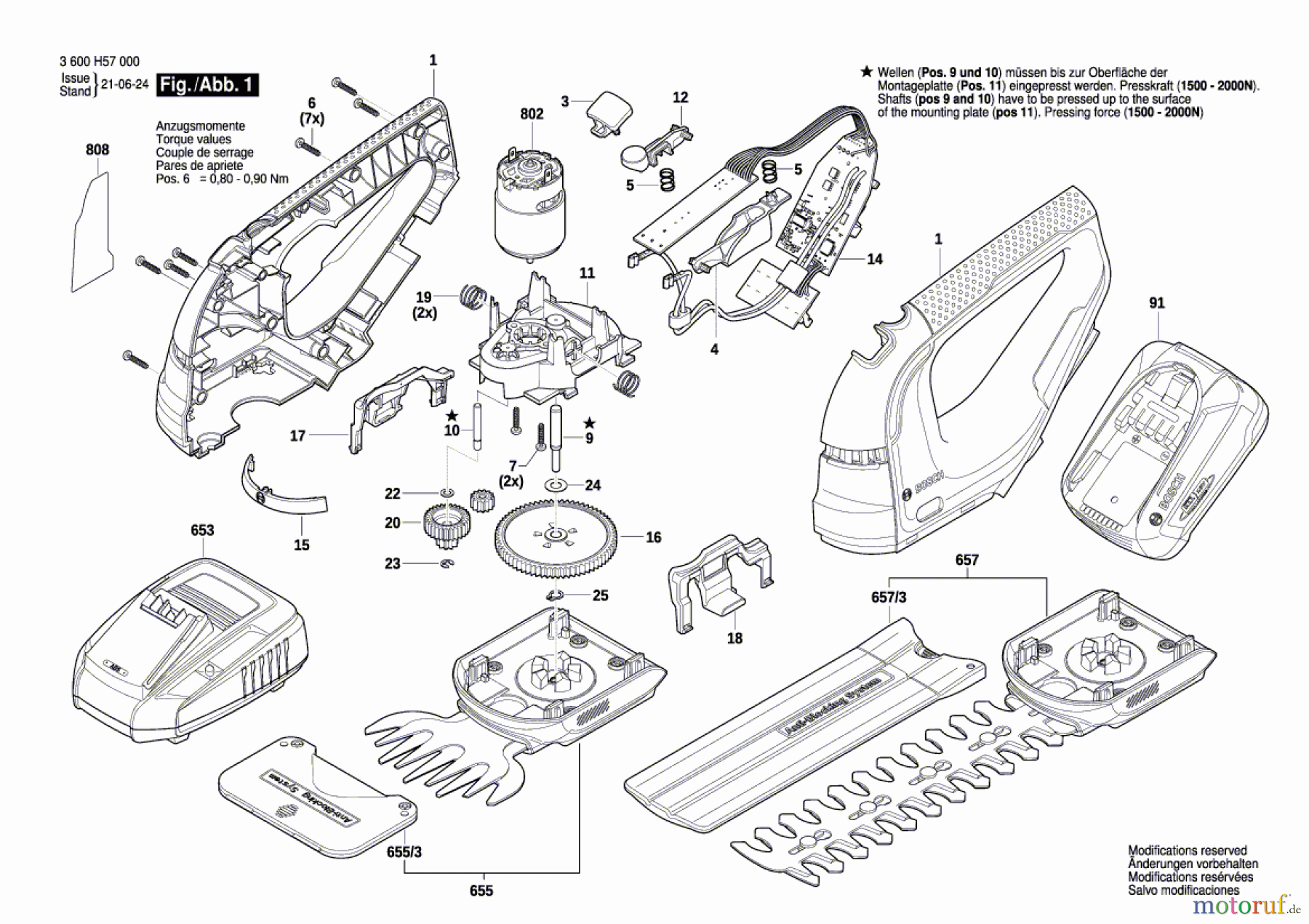  Bosch Gartengeräte Akku-Grasschere AdvancedShear 18 Seite 1