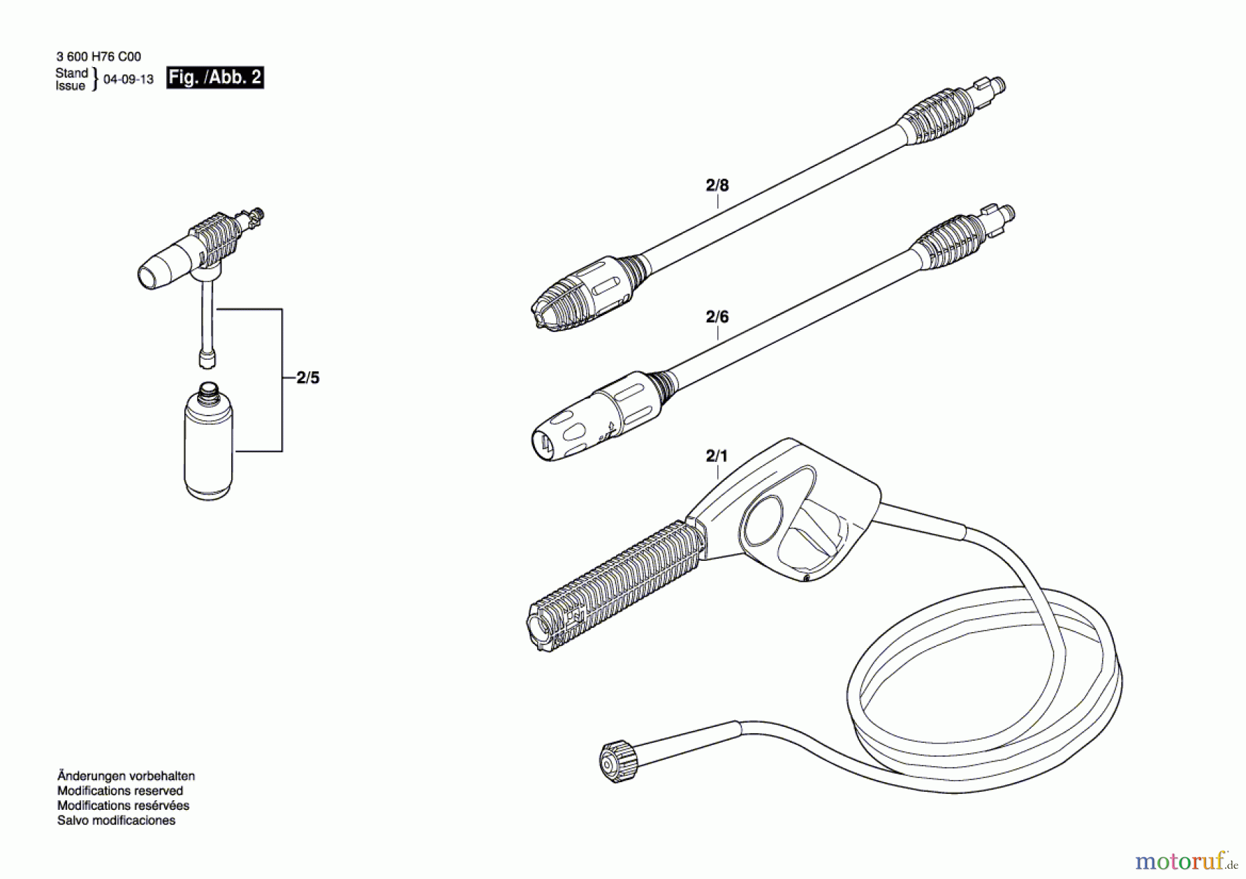  Bosch Wassertechnik Hochdruckreiniger AQUATAK 110 Seite 2