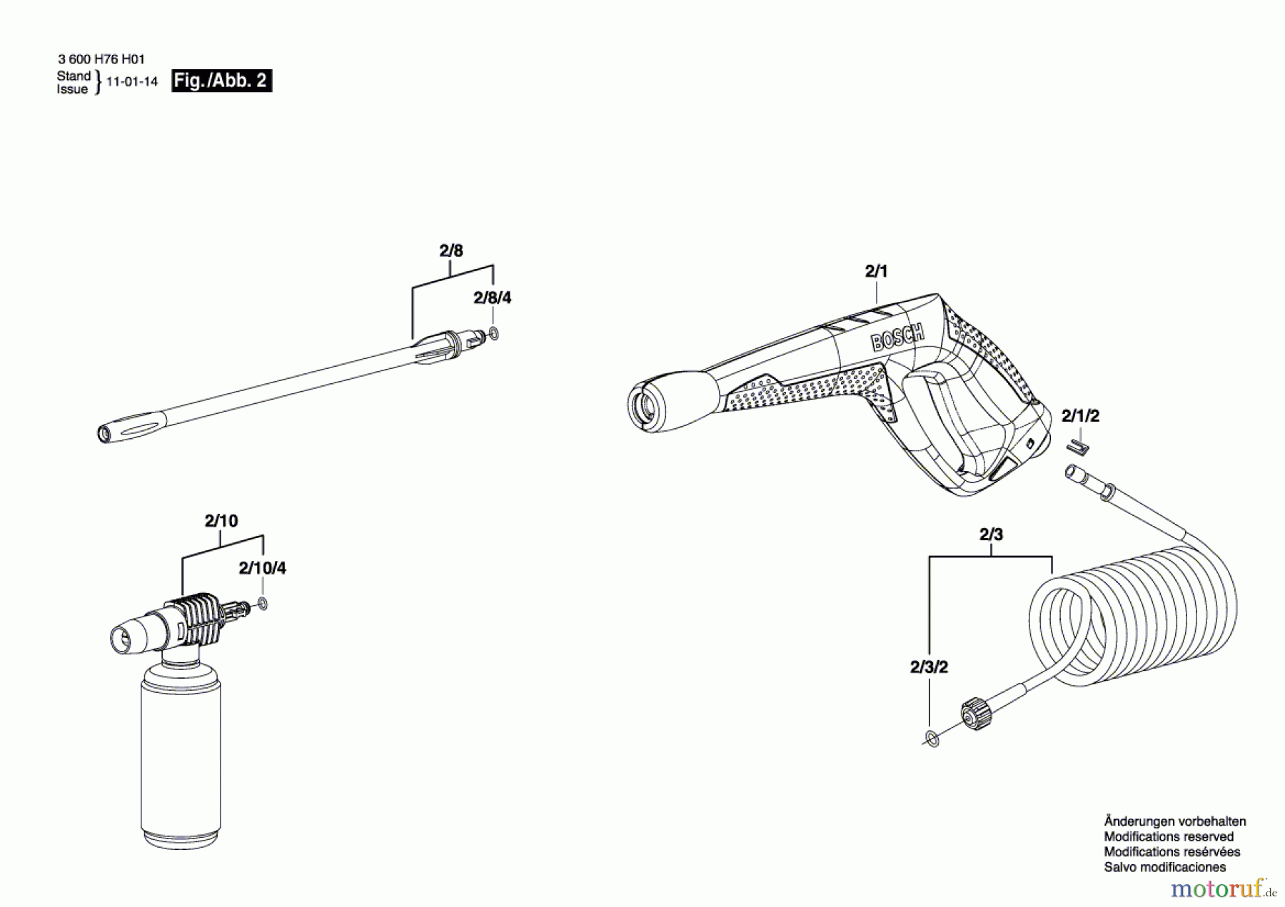 Bosch Wassertechnik Hochdruckreiniger AQUATAK GO Seite 2