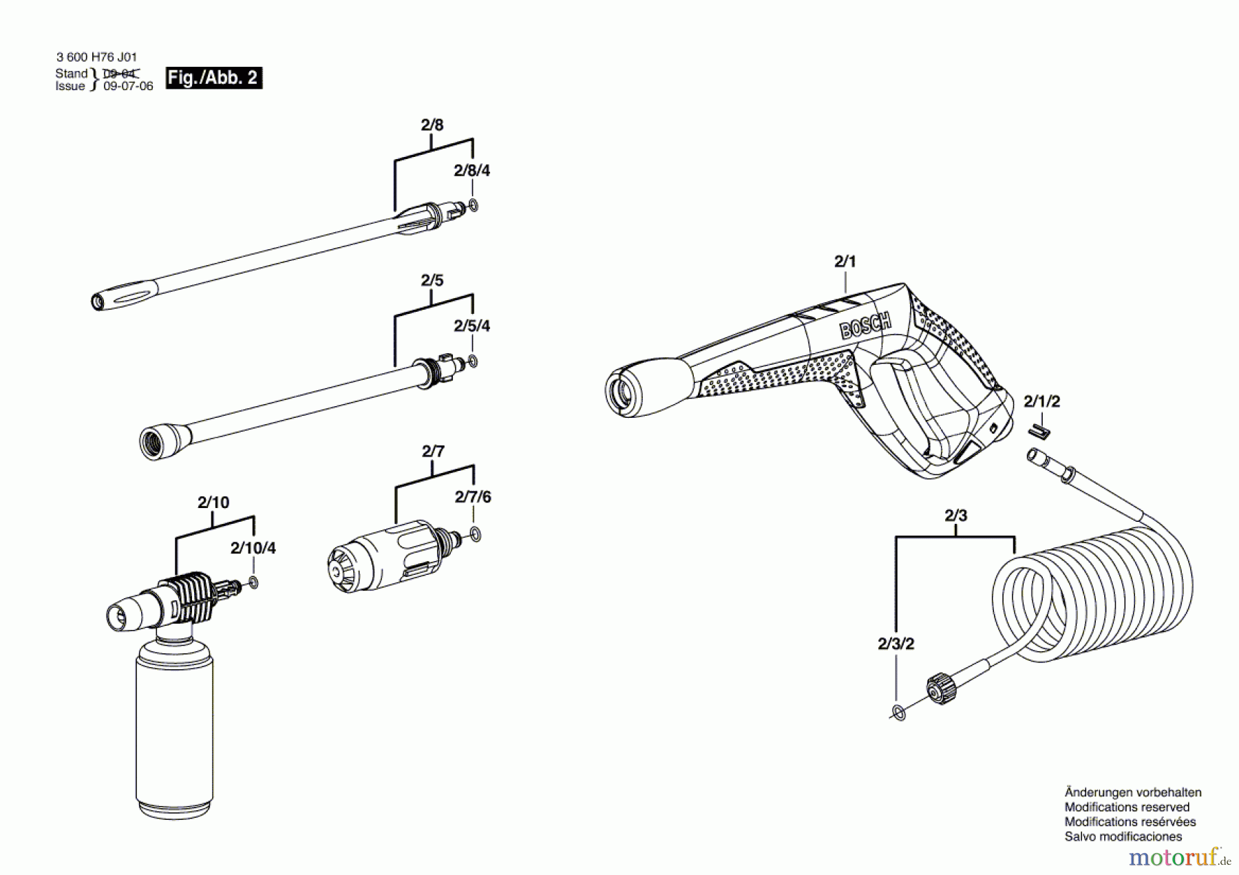 Bosch Wassertechnik Hochdruckreiniger AQUATAK GO PLUS Seite 2