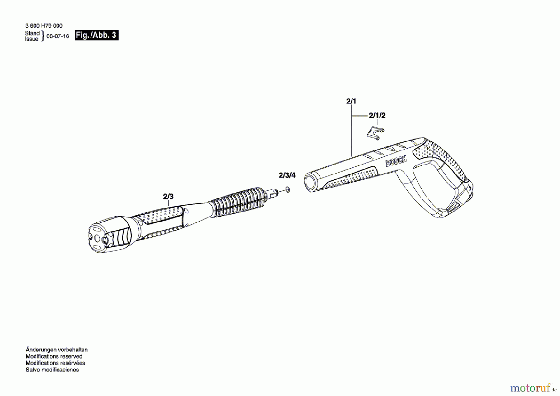  Bosch Wassertechnik Hochdruckreiniger AQUATAK CLIC 130 Seite 3