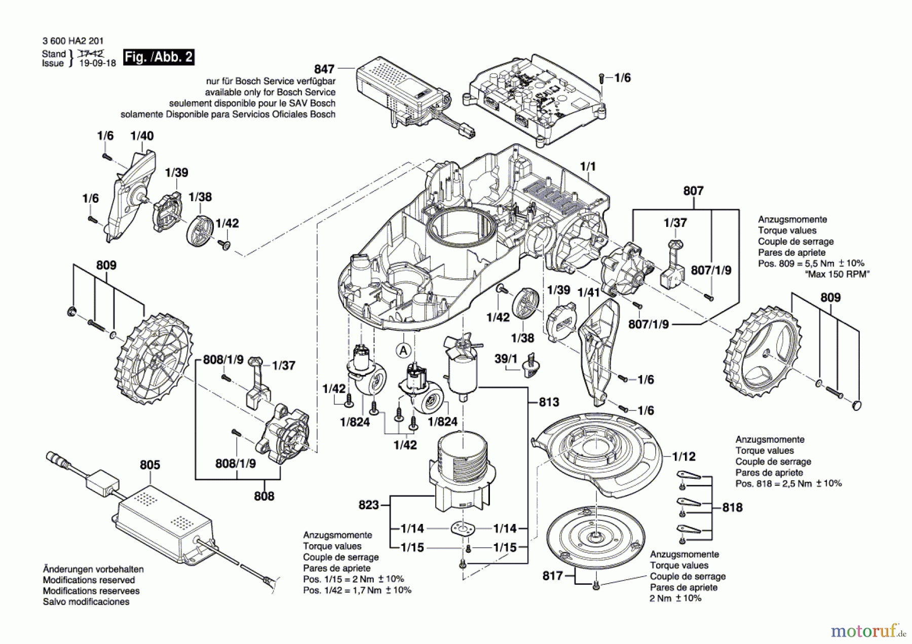 Bosch Gartengeräte Autonomer Rasenmäher Indego 1300 Seite 2