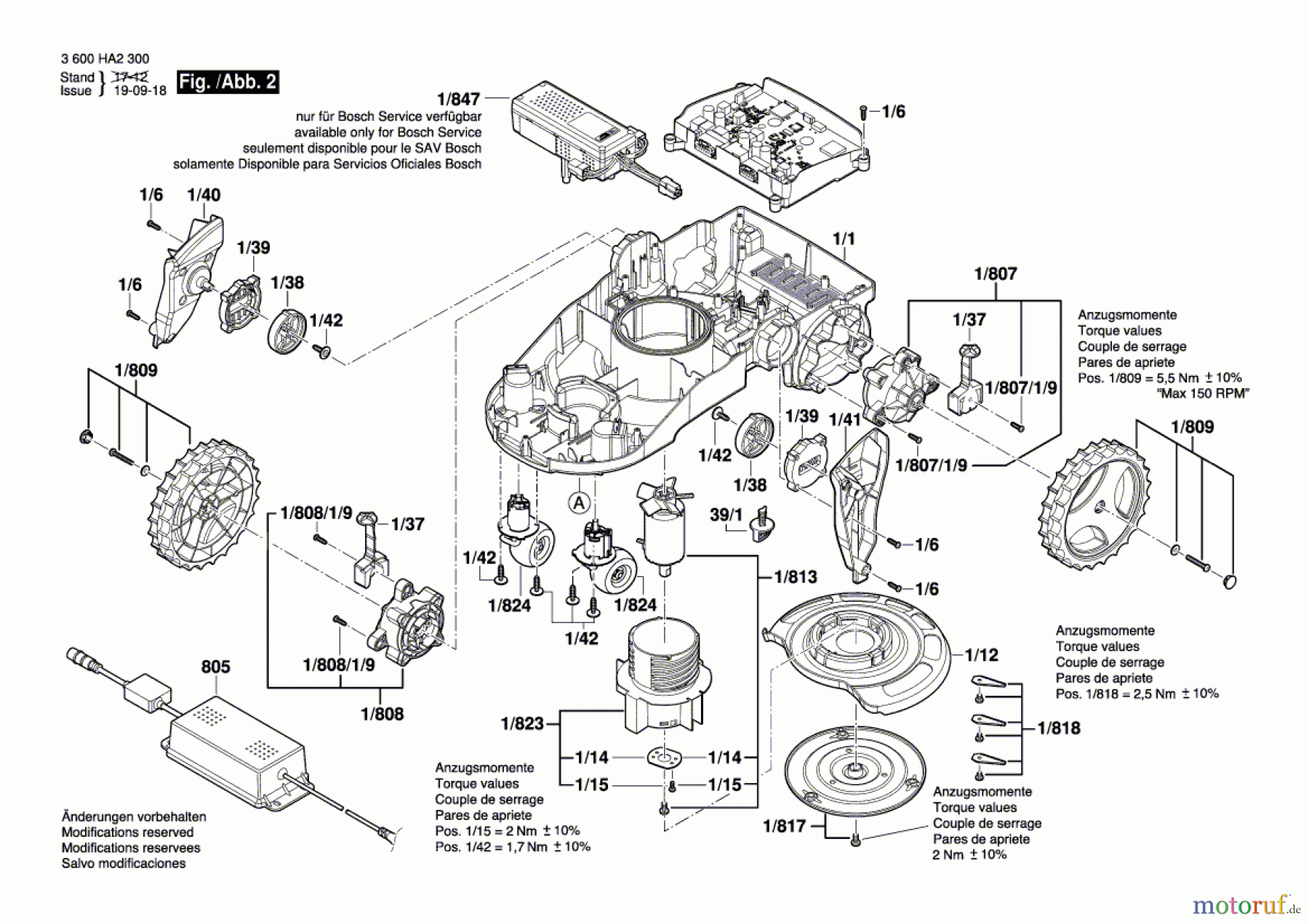  Bosch Gartengeräte Autonomer Rasenmäher Indego 1200 CONNECT Seite 2