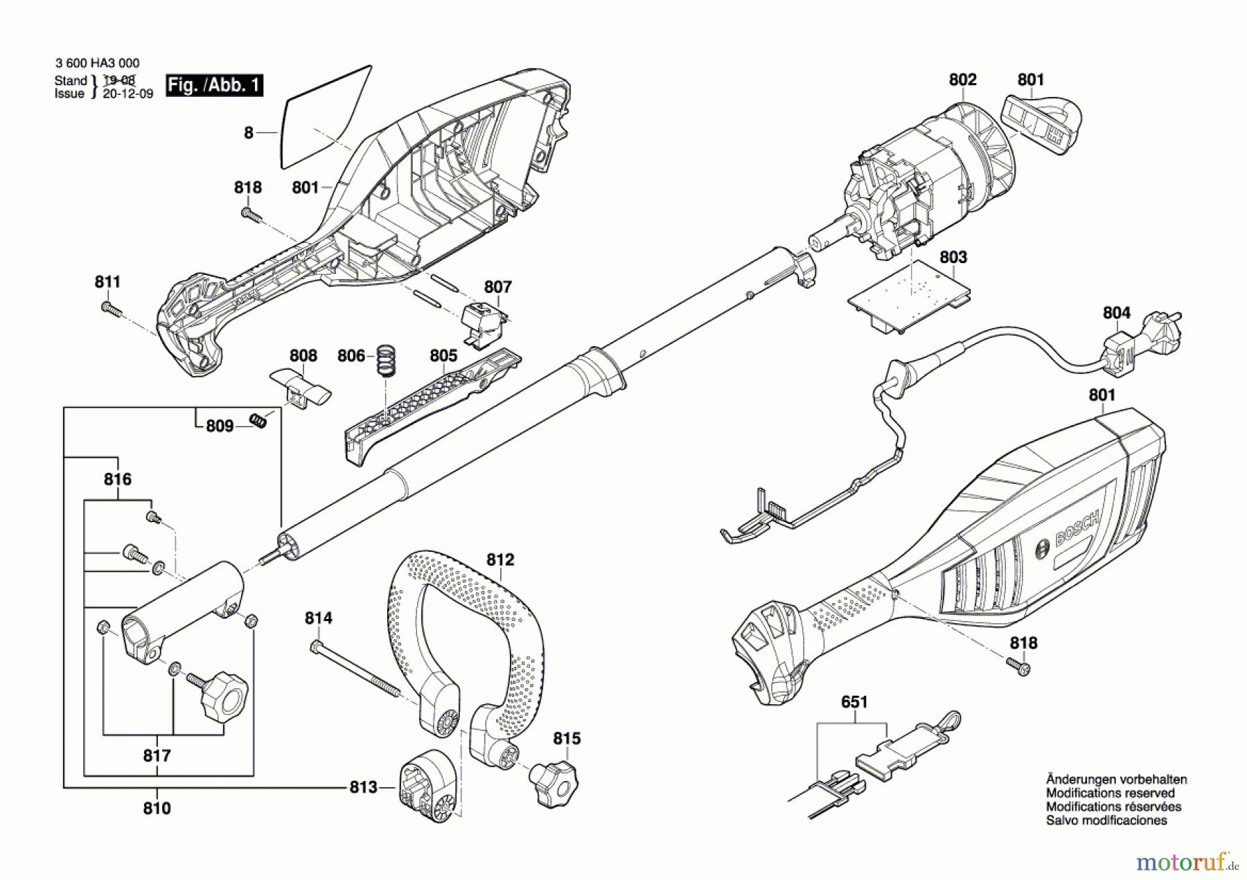  Bosch Werkzeug Leistungseinheit AMW 10 Seite 1