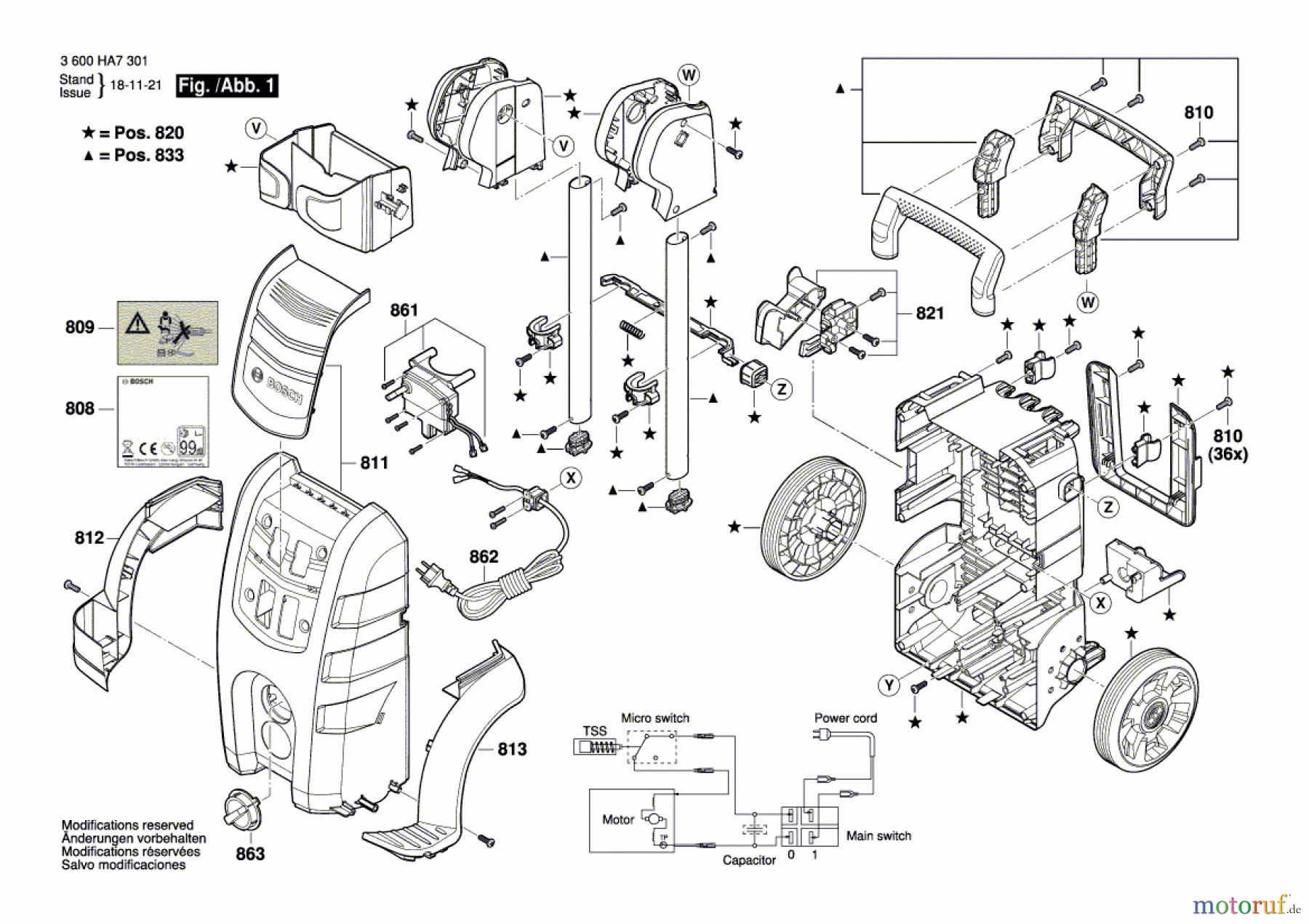 Bosch Wassertechnik Hochdruckreiniger AQT 42-13 Seite 1