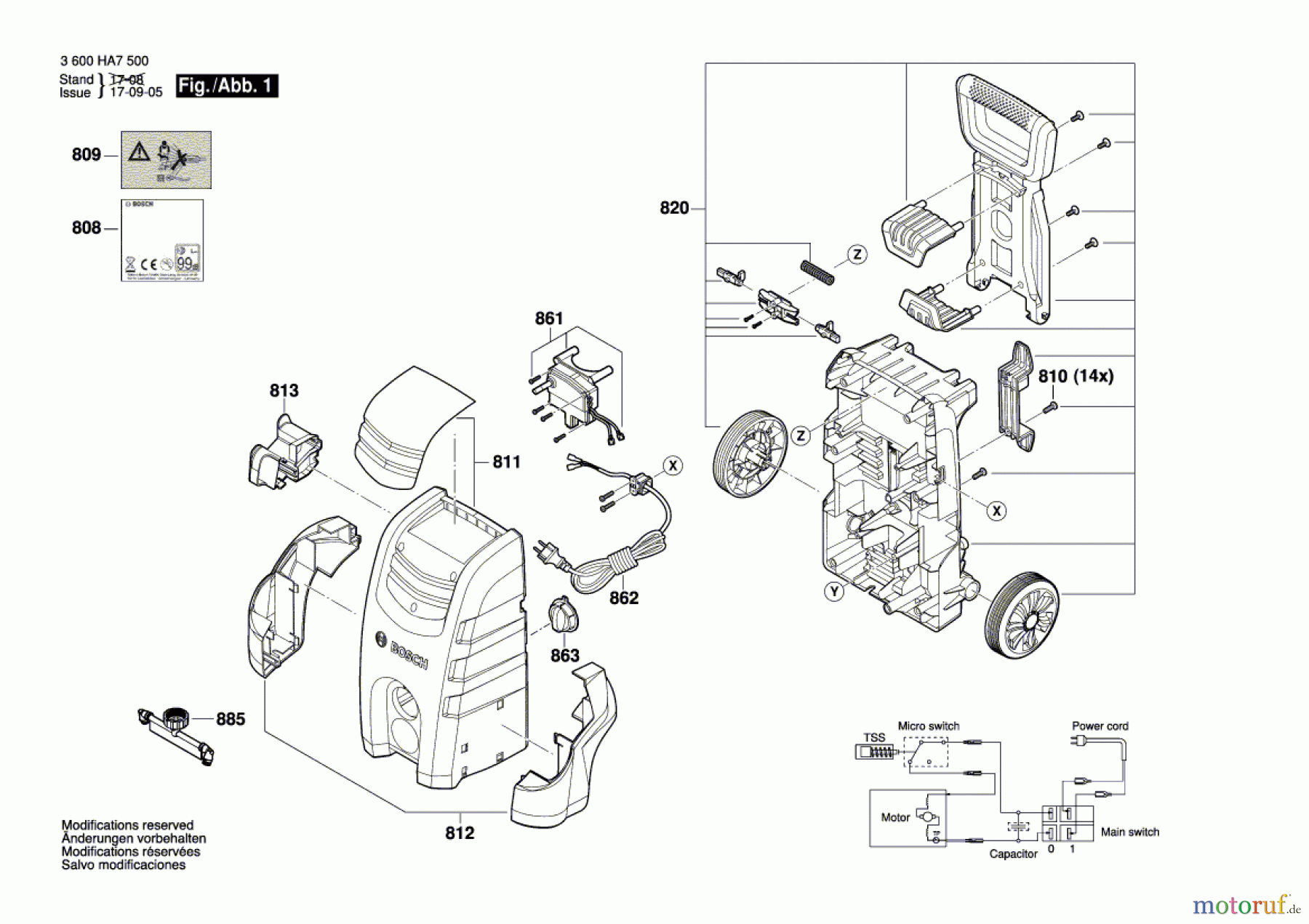 Bosch Wassertechnik Hochdruckreiniger AQT 40-13 Seite 1