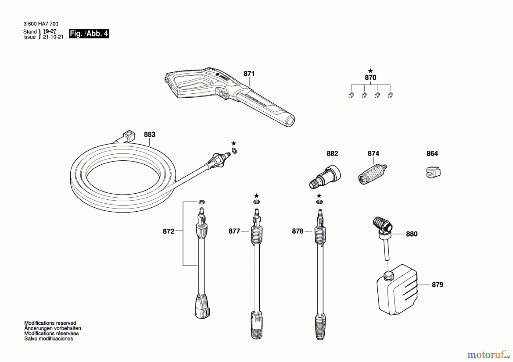  Bosch Wassertechnik Hochdruckreiniger AdvancedAquatak 150 Seite 4