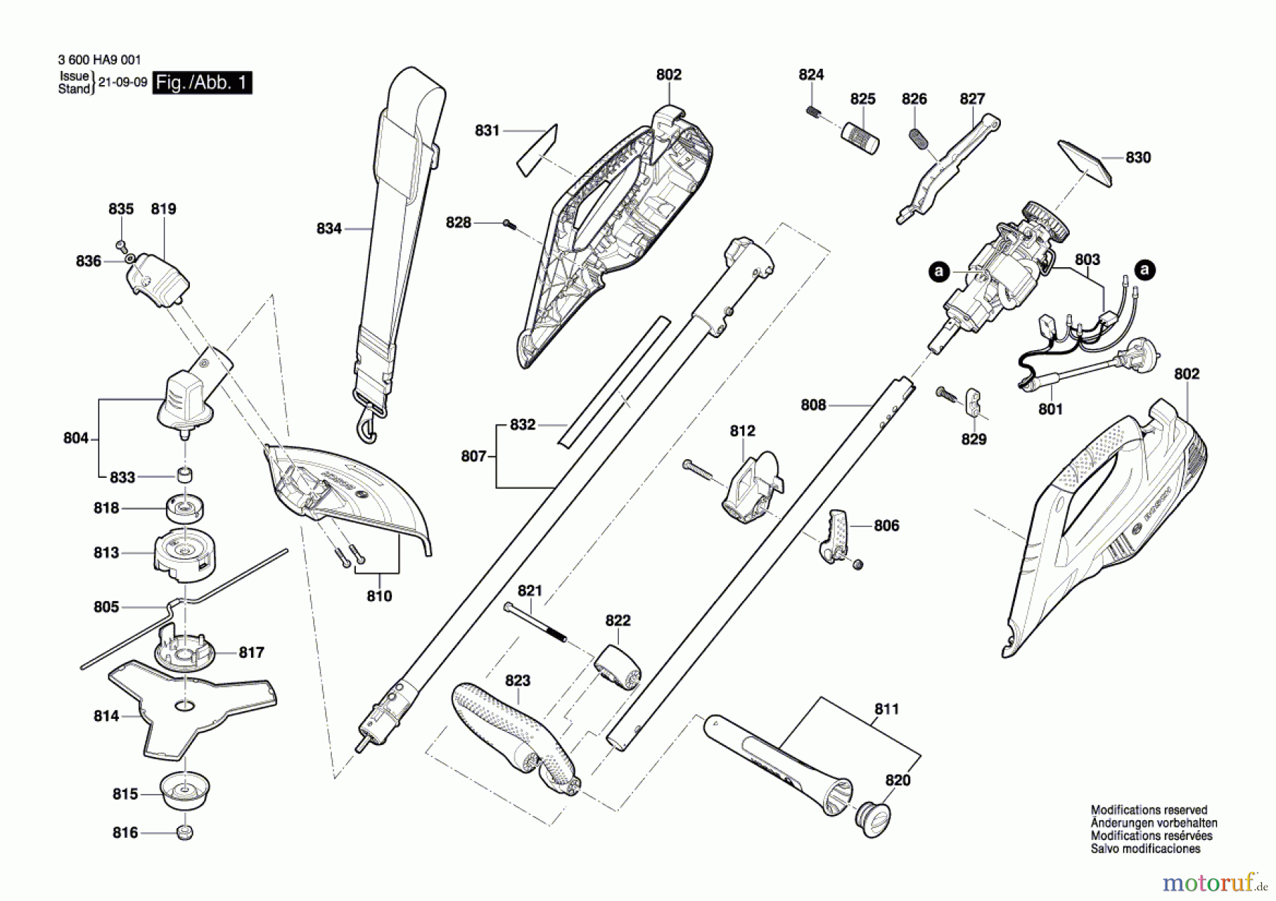 Bosch Gartengeräte Motorsense AFS 23-37 Seite 1