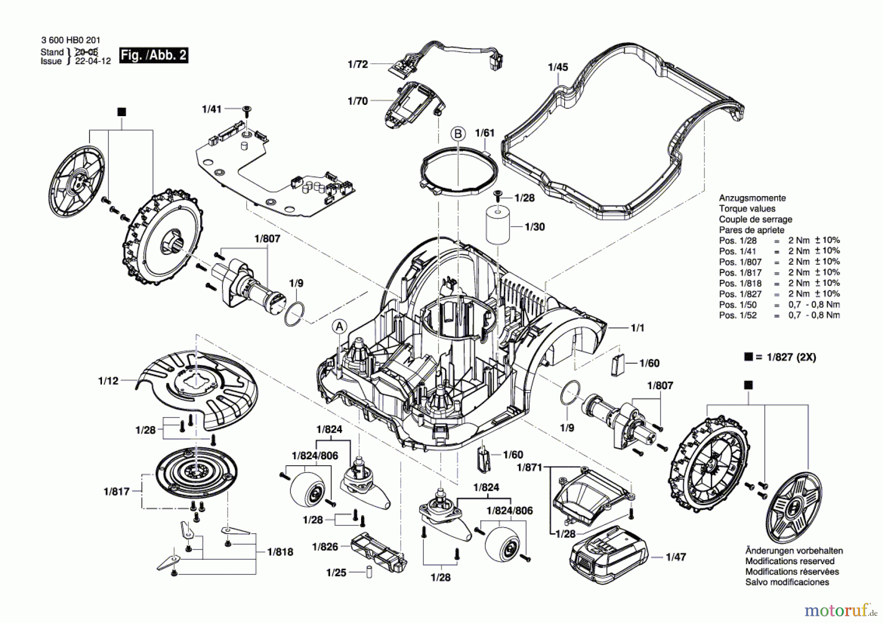  Bosch Gartengeräte Autonomer Rasenmäher Indego M Seite 2