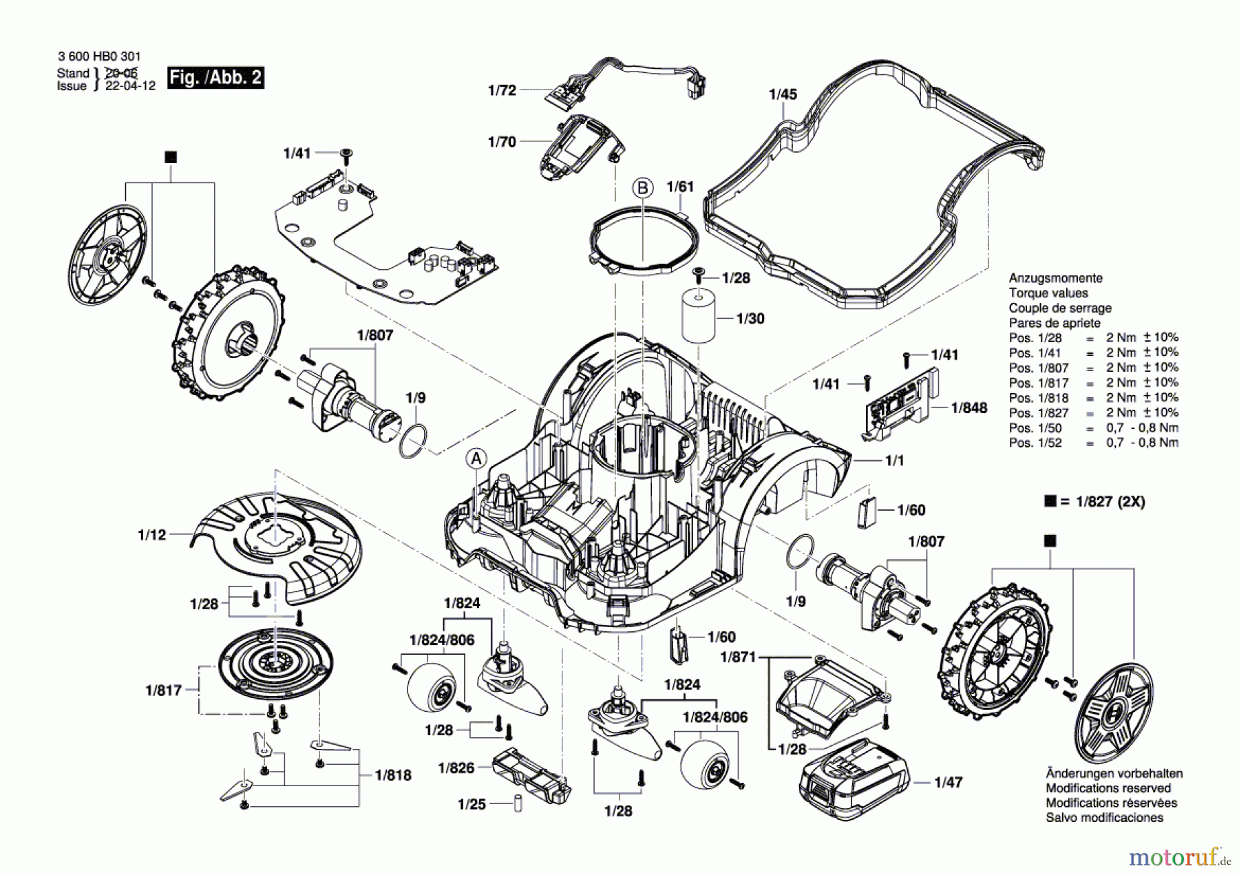  Bosch Gartengeräte Autonomer Rasenmäher Indego M+ Seite 2
