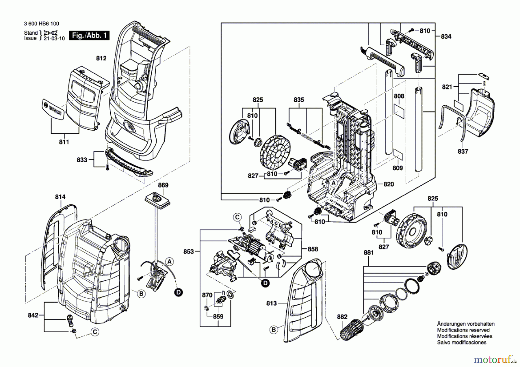Bosch Akku Werkzeug Akku Druckreiniger Fontus Seite 1