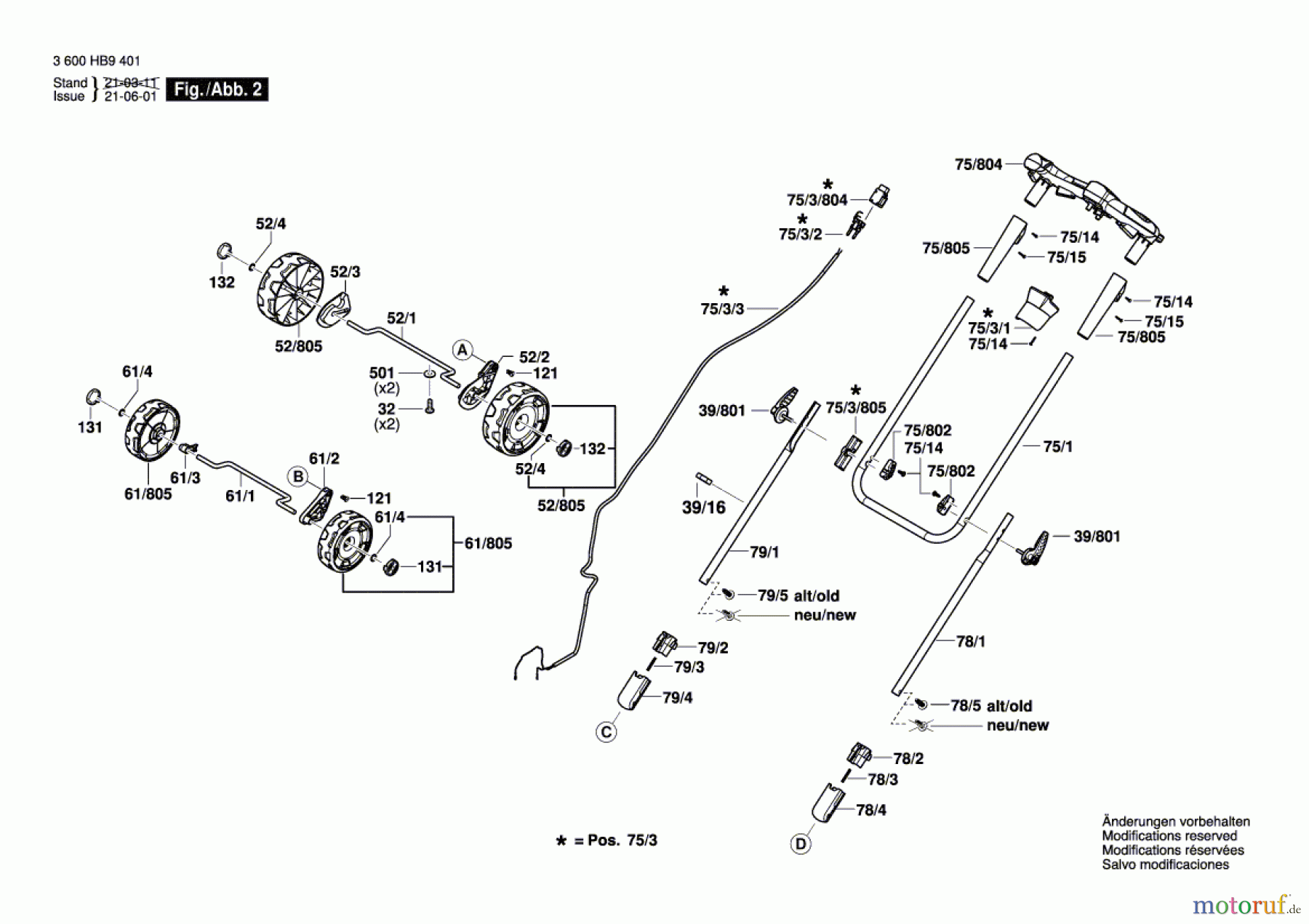 Bosch Gartengeräte Rasenmäher UniversalRotak 36-650 Seite 2