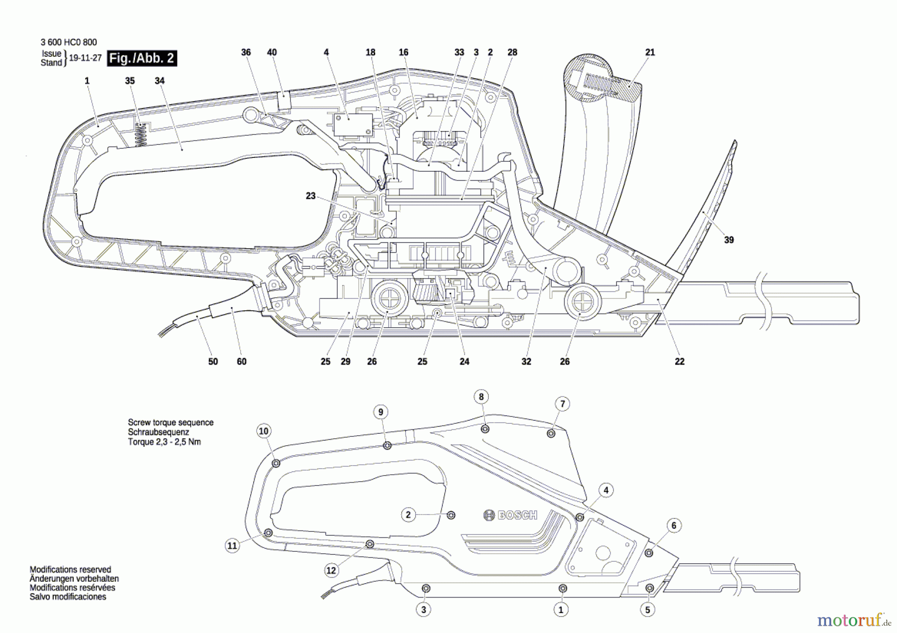 Bosch Gartengeräte Heckenschere AdvancedHedgecut 65 Seite 2