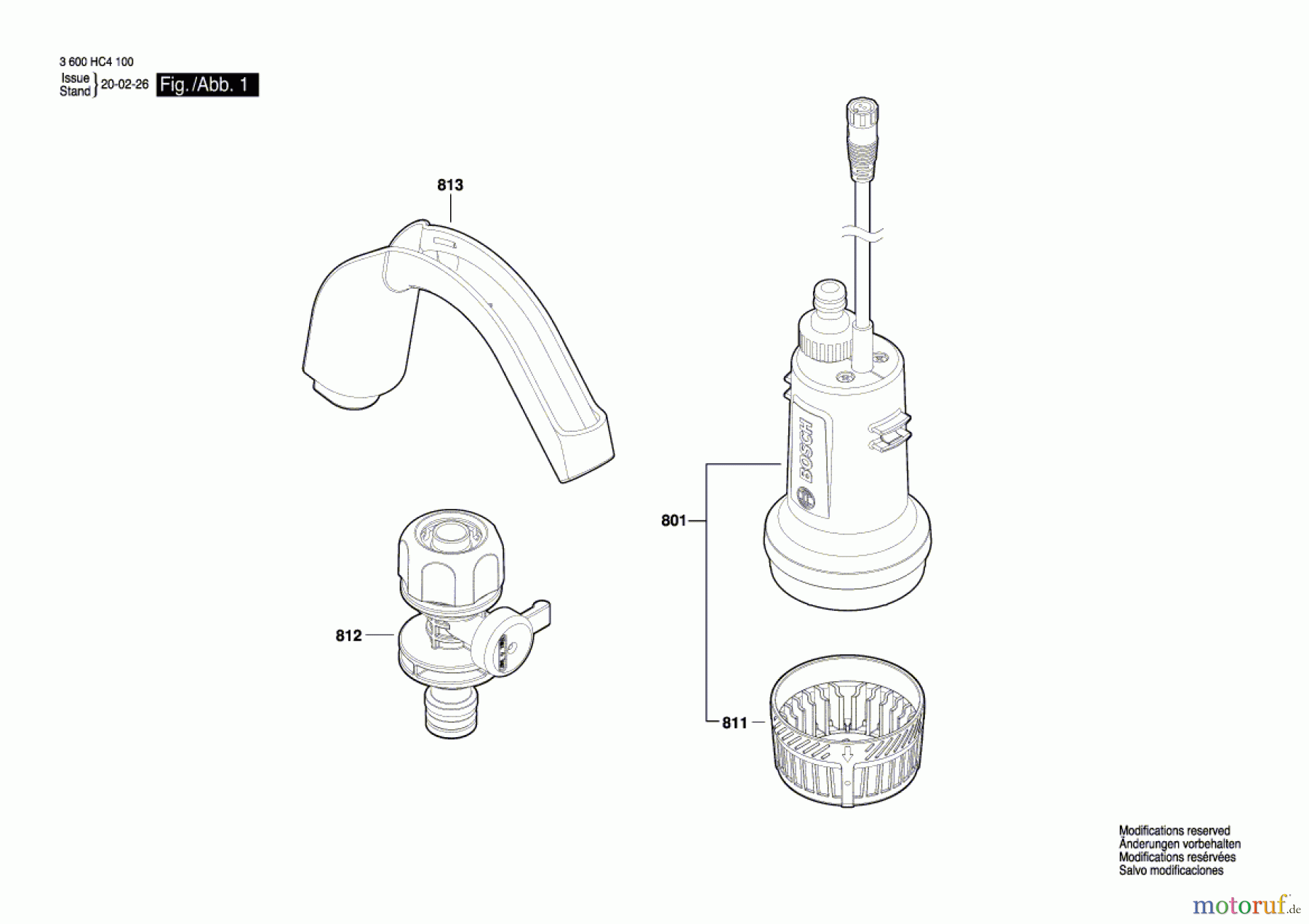 Bosch Wassertechnik Gartenpumpe GardenPump 18 Seite 1