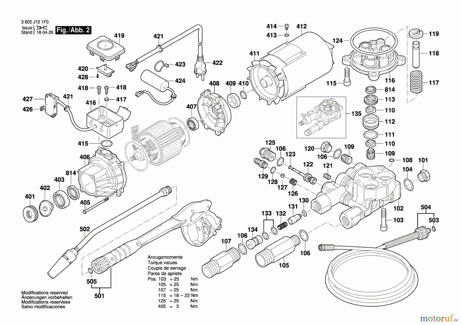 Bosch Wassertechnik Hochdruckreiniger GHP 5-14 Seite 2