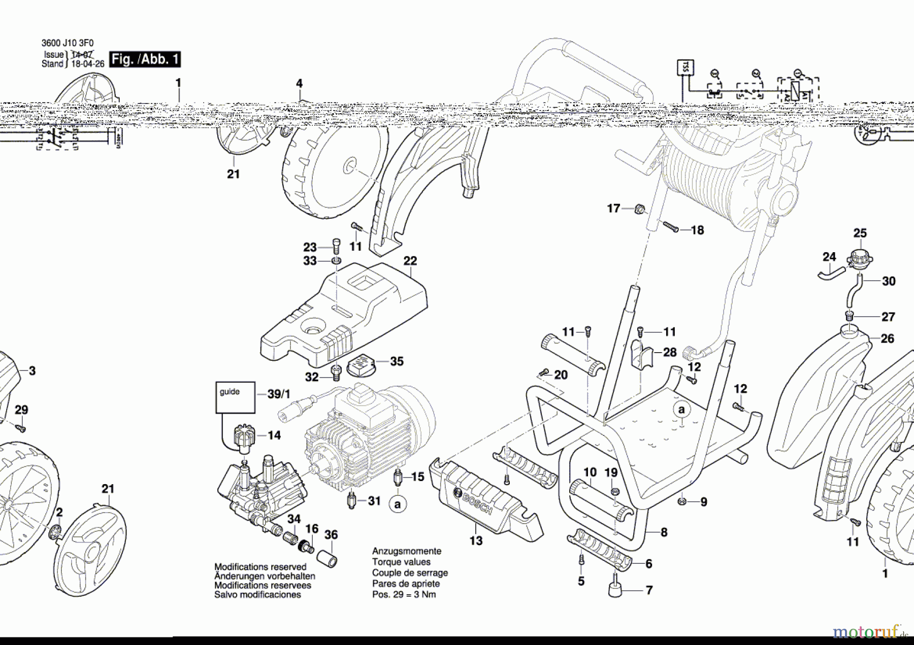  Bosch Wassertechnik Hochdruckreiniger GHP 8-15 XD Seite 1