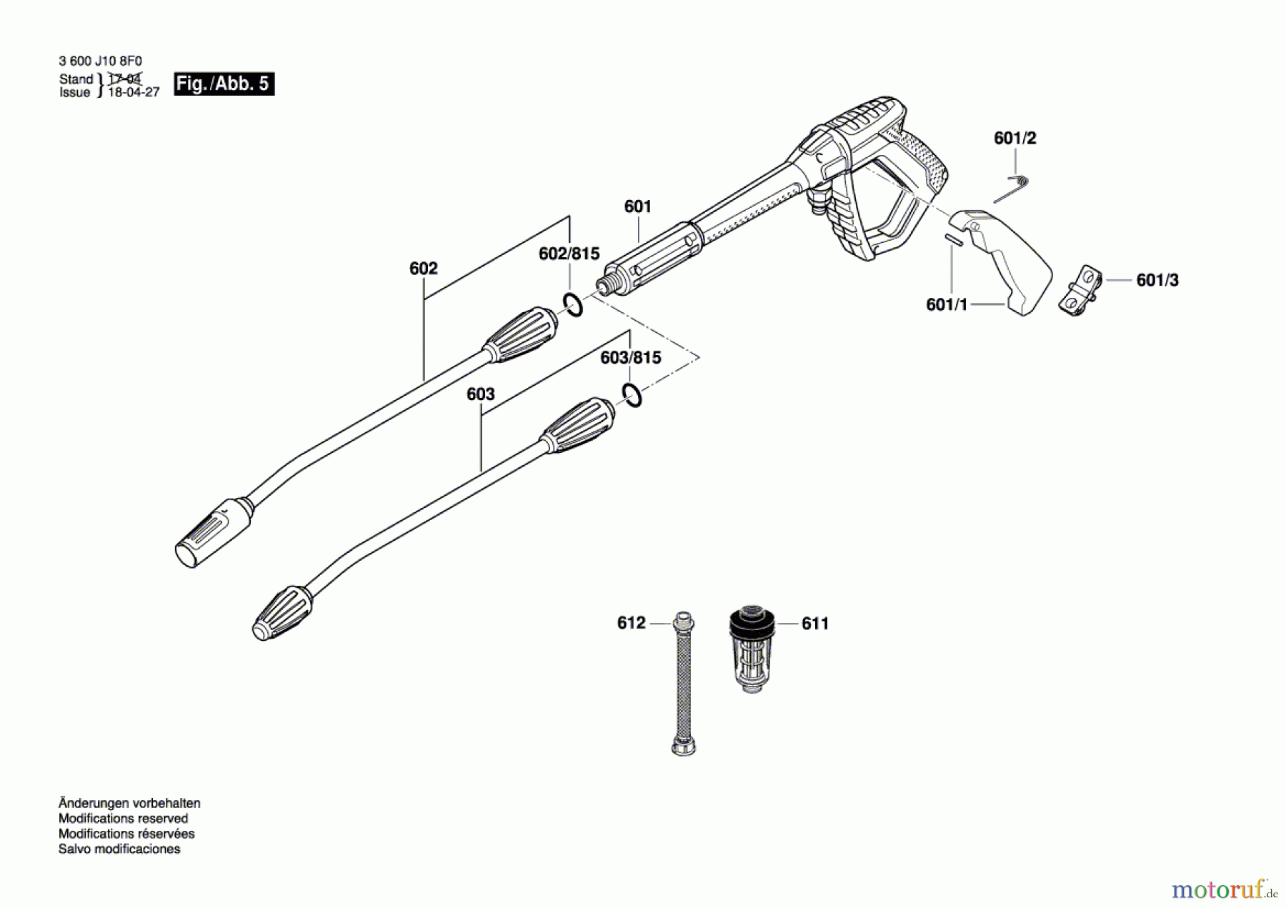  Bosch Wassertechnik Hochdruckreiniger GHP 5-75 X Seite 5