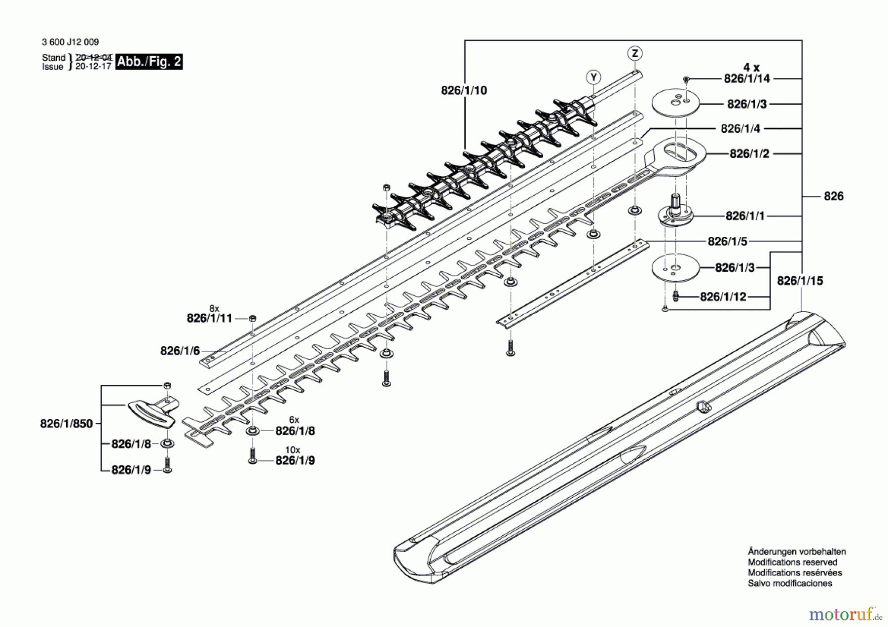 Bosch Gartengeräte Heckenschere HHH 36AXB E60R Seite 2